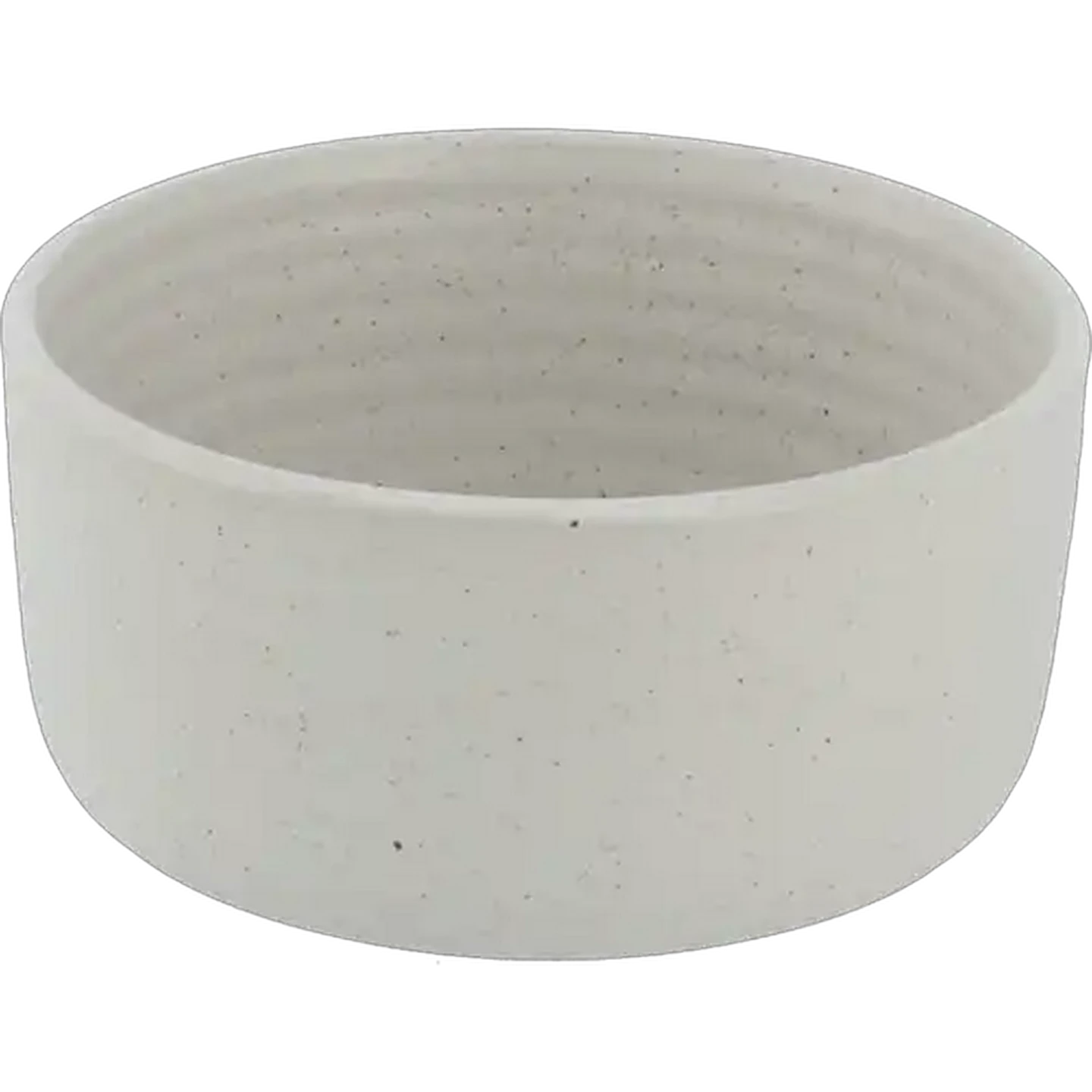 Image of Ribbed White Bowl 11.6 cm