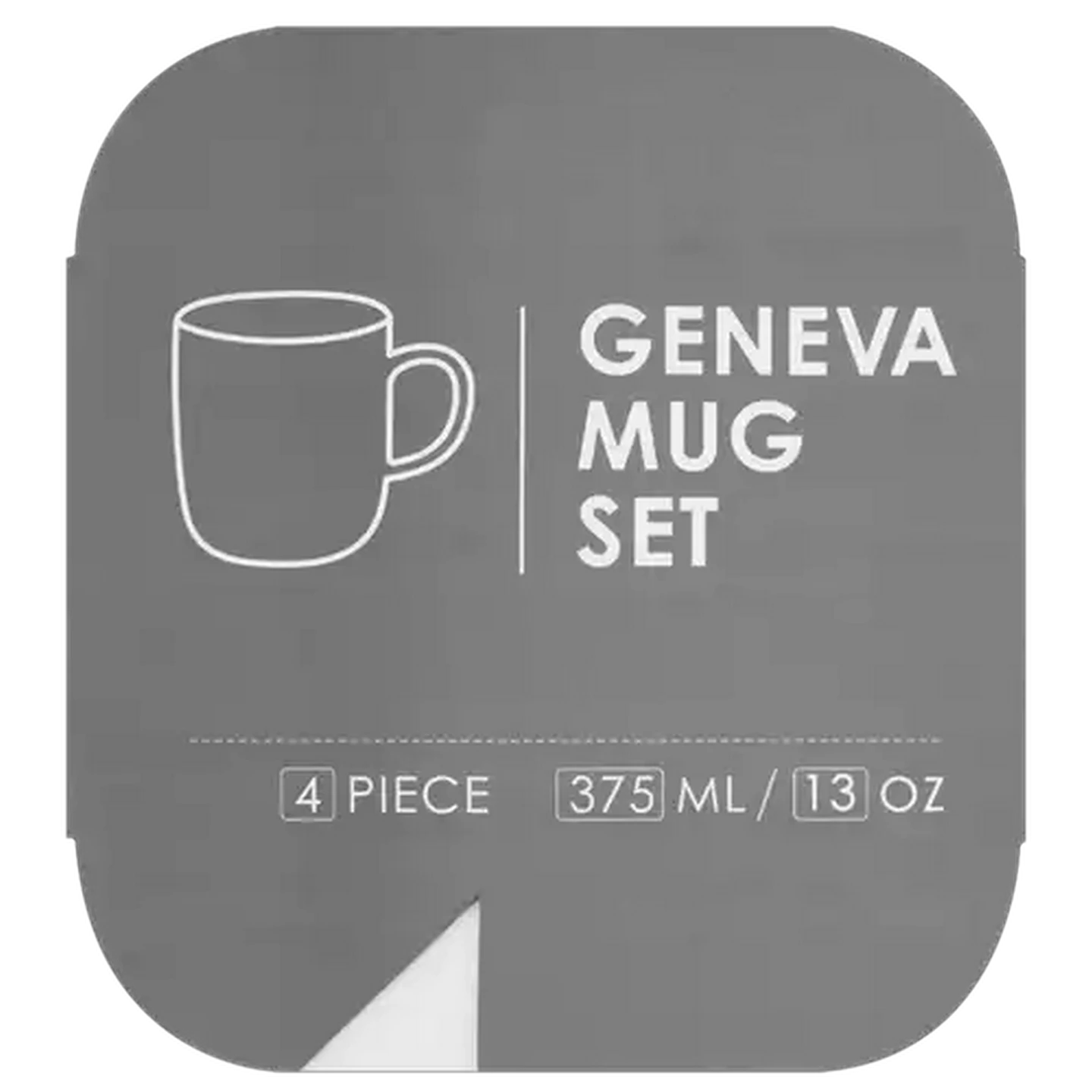 Image of Geneva Coffee Mug 4 x 375ml (Colour May Vary)