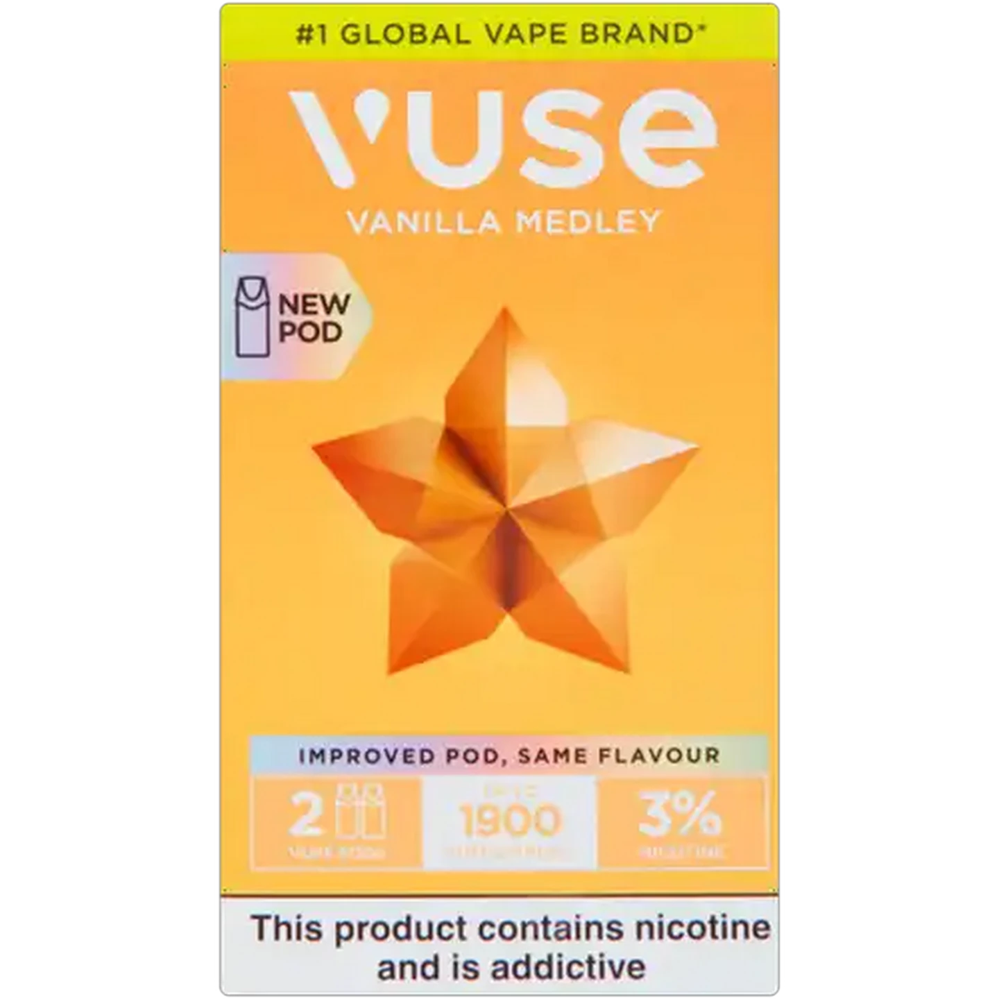 Image of Vuse Vanilla Medley 3% eLiquid Pods 2 x 2ml (Non-Refundable. Non-Returnable.)