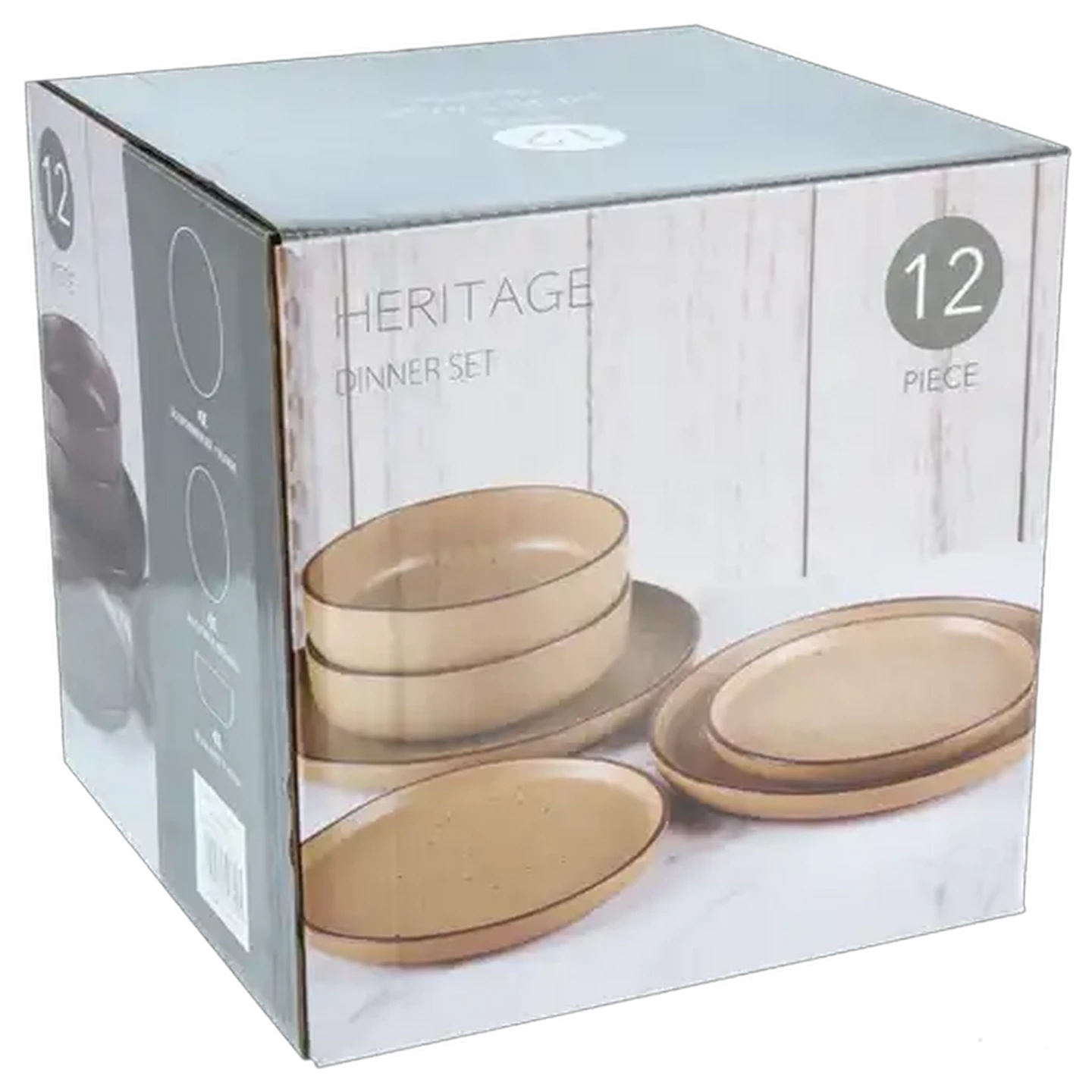 Image of Heritage Dinner Set 12-Piece (Colour May Vary)