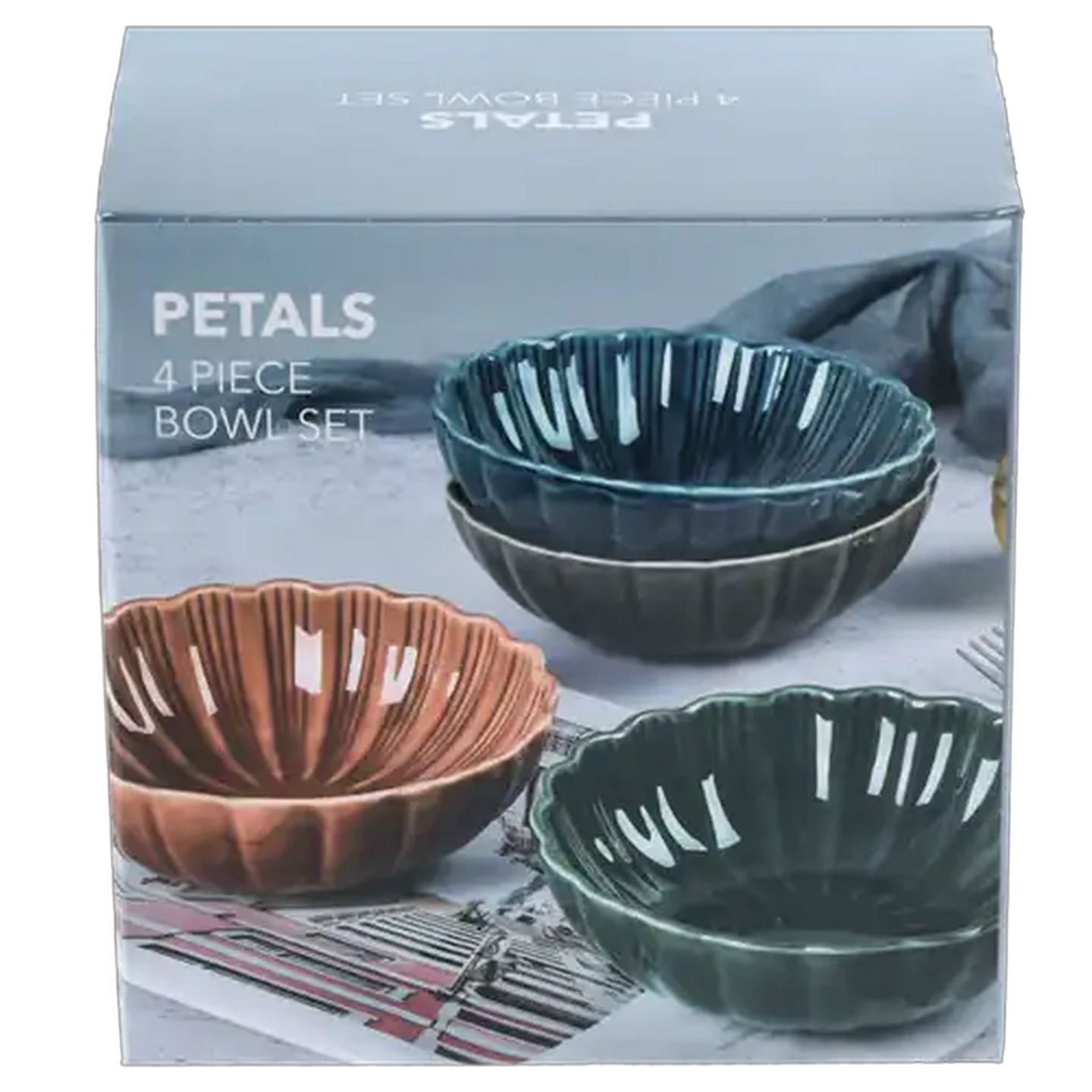 Image of Petals Bowl Set 14.8 x 5cm 4 Piece (Design May Vary)