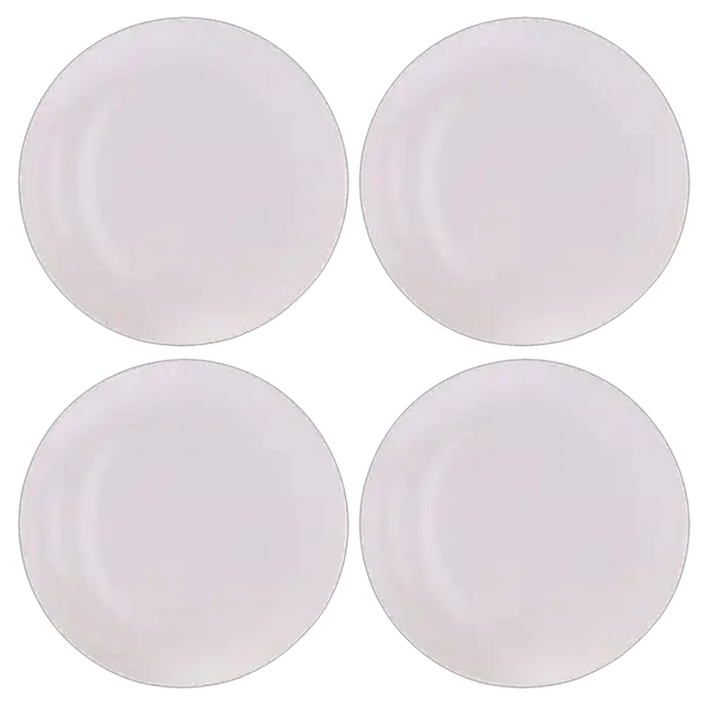 Image of Matt Cream Side Plate 20cm 4-Pack