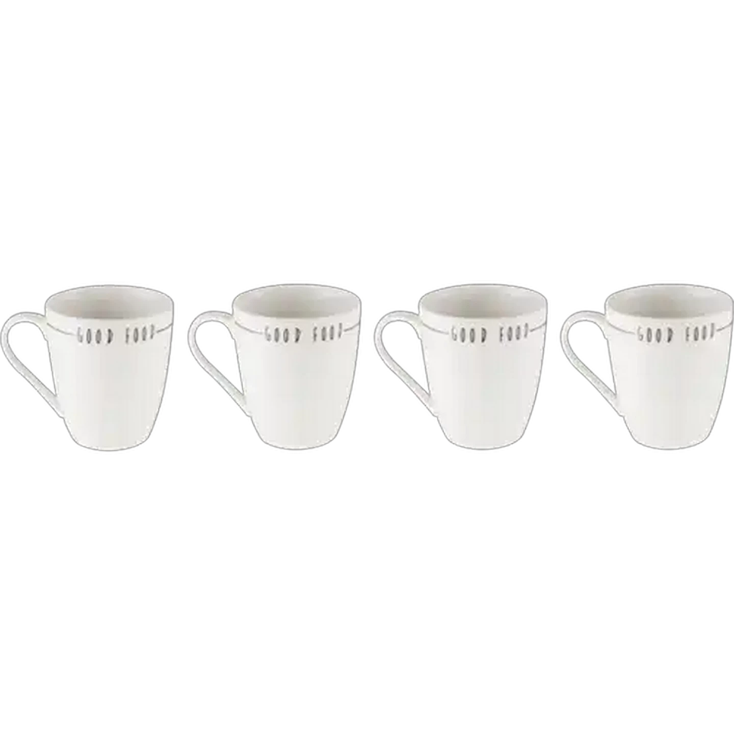 Image of Good Food Great Friends Mug Set 4-Pack