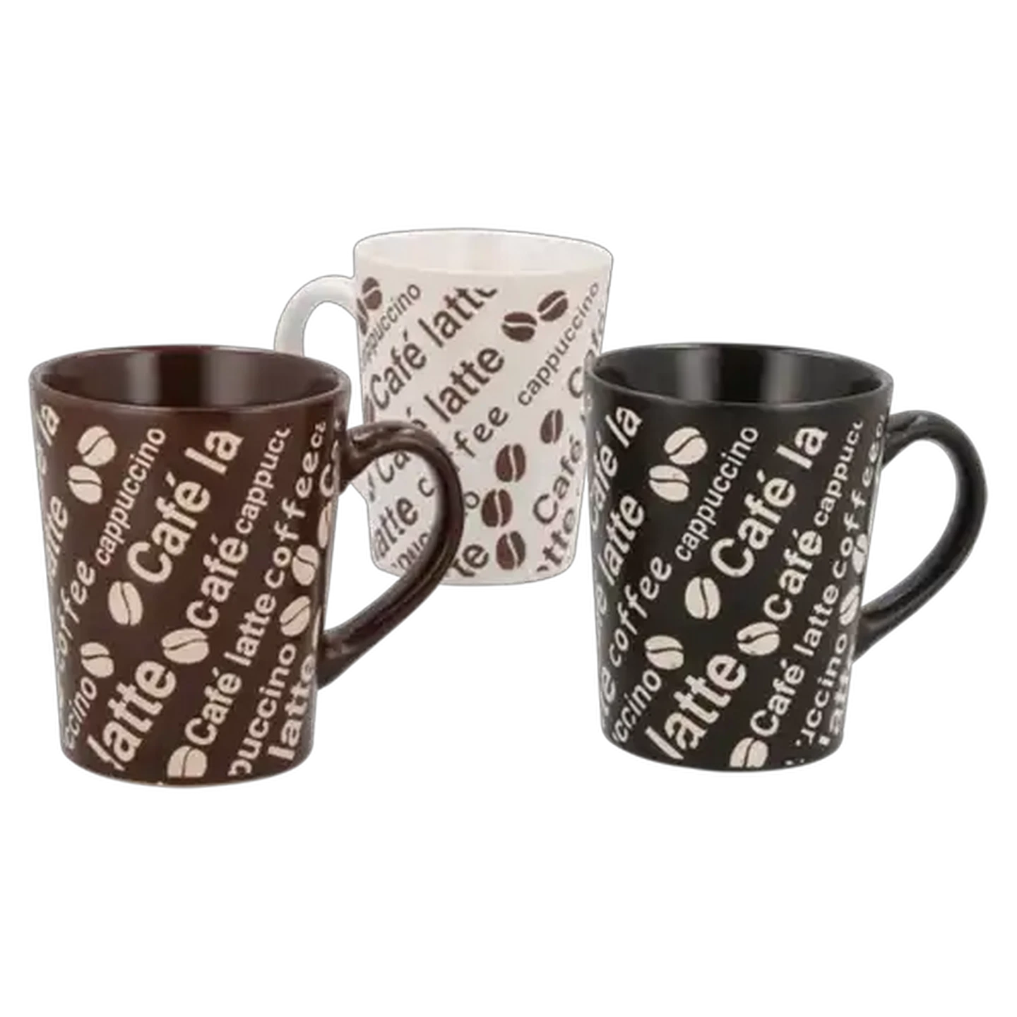 Image of Decorative Stripe Coffee Mug (Colour May Vary)