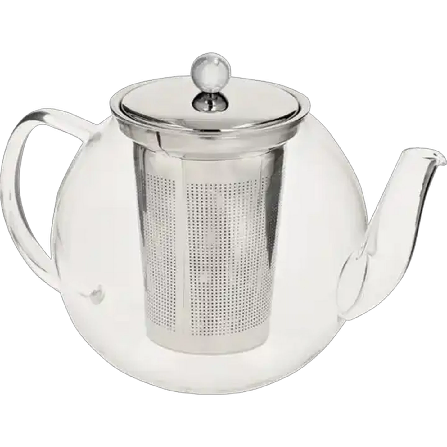 Image of Mila Glass & Stainless Steel Tea Pot 1L