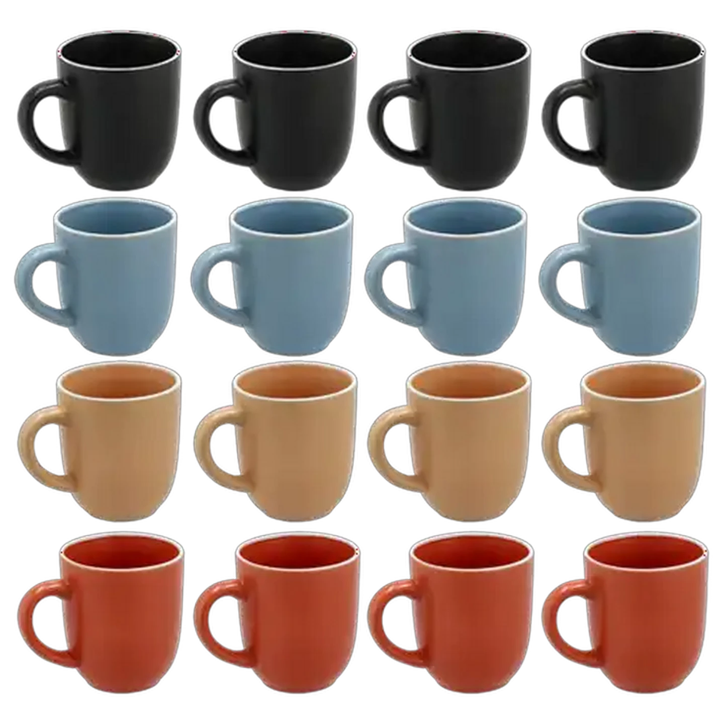 Image of Vibrance Coffee Mug 450ml 4 Pack (Colour May Vary)