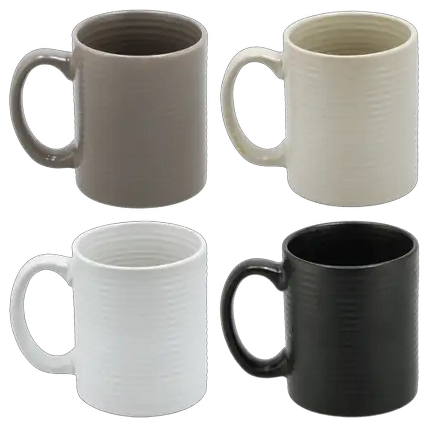 Image of Ribbed Range Coffee Mug 340ml (Colour May Vary)