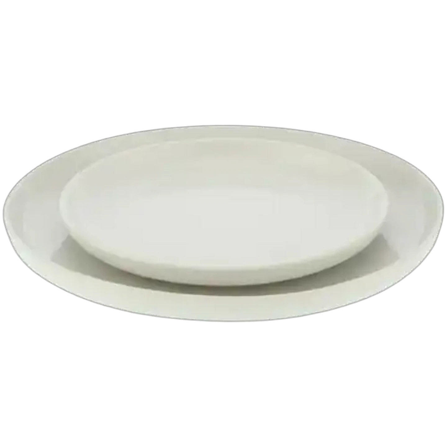 Image of Curvy White Dinner Set 12-Piece