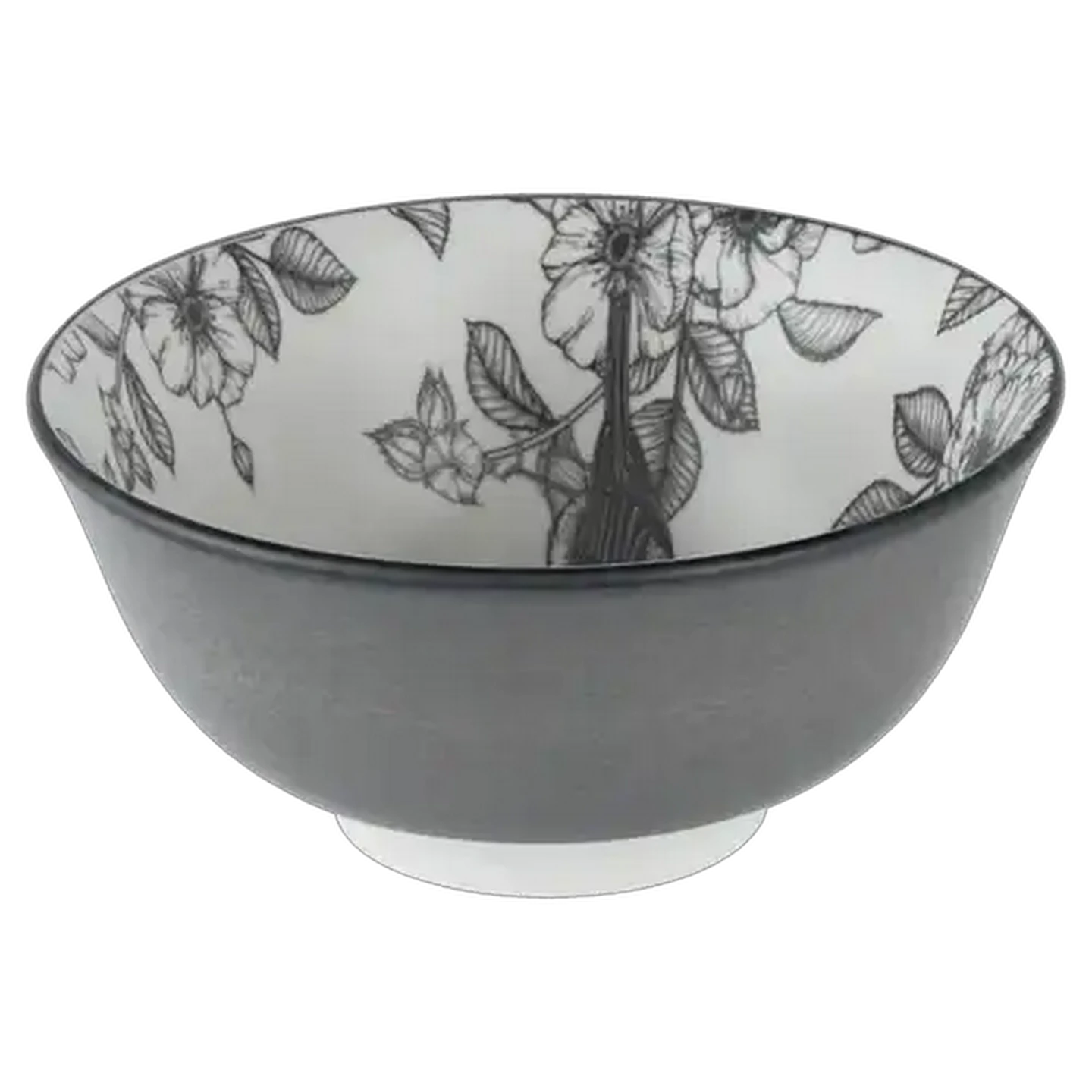Image of Floral Matt Bowl 15.4cm