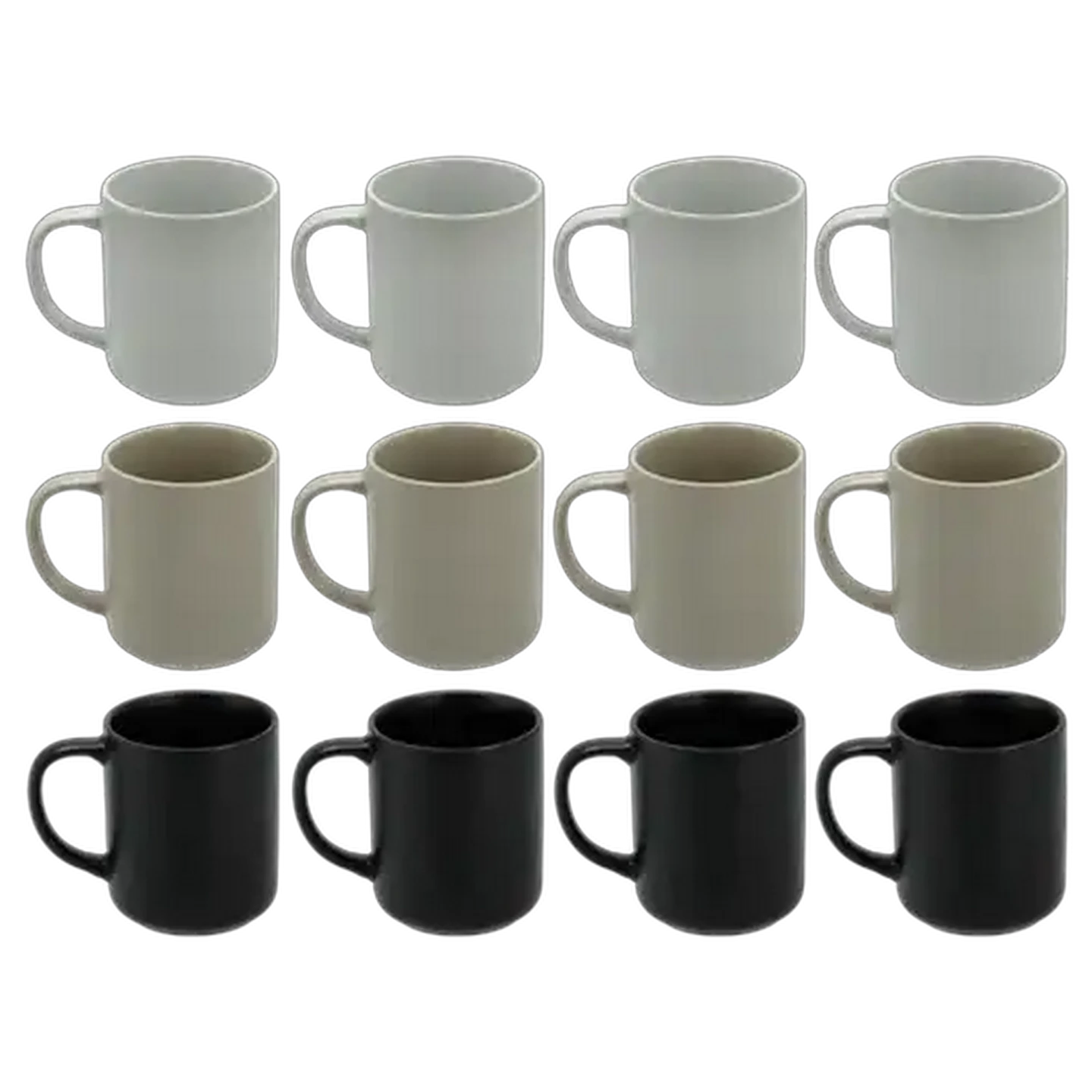 Image of Simple Style Coffee Mugs 4-Pack 370ml (Colour May Vary)