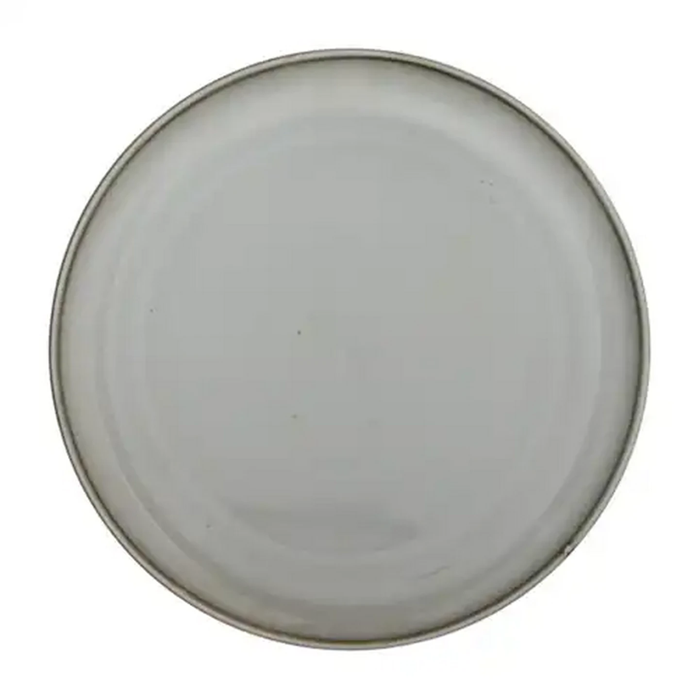 Image of Grey Ceramic Dinner Plate 24cm