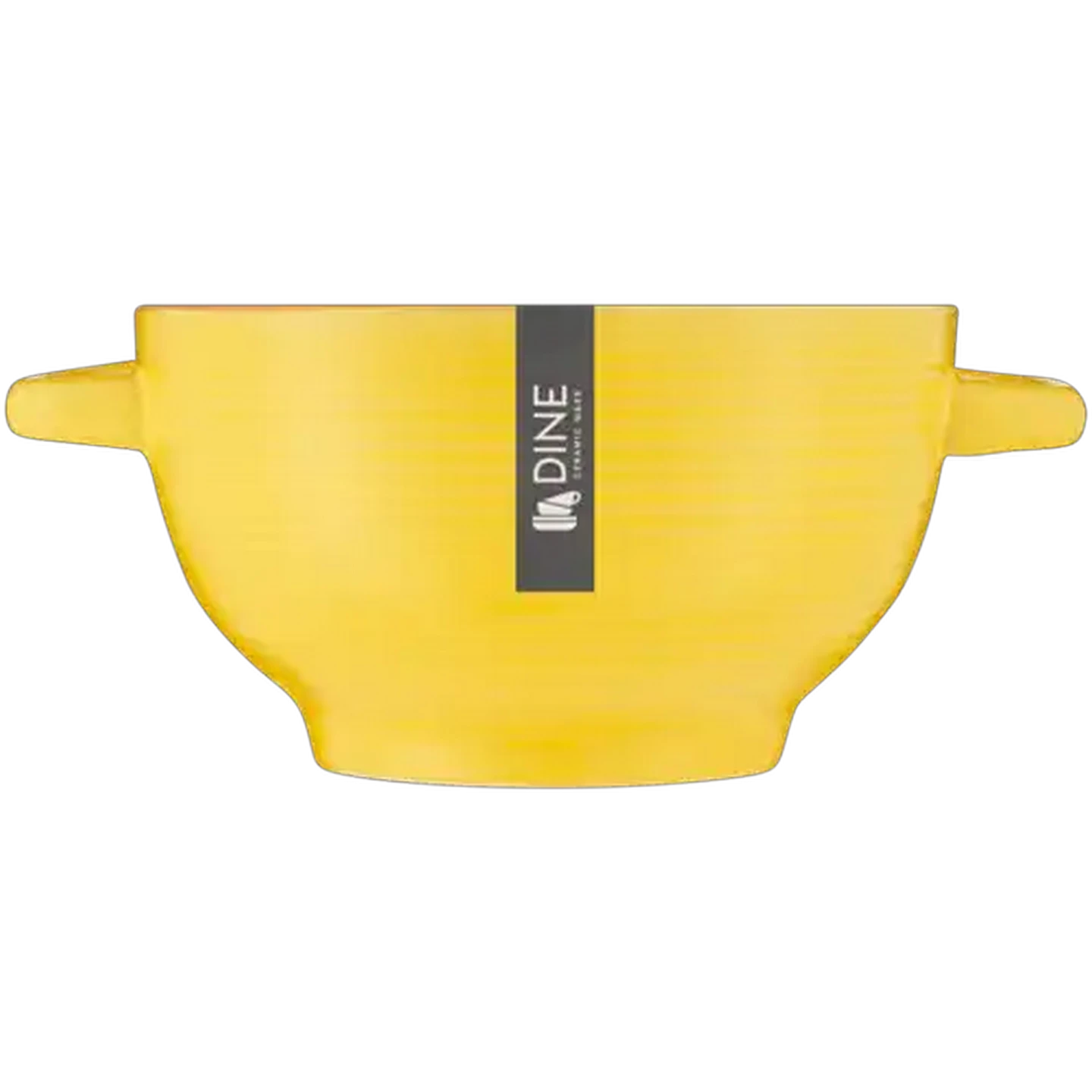 Image of Dine Ceramic Ware Mustard Tuscany Soup Bowl 14.2cm