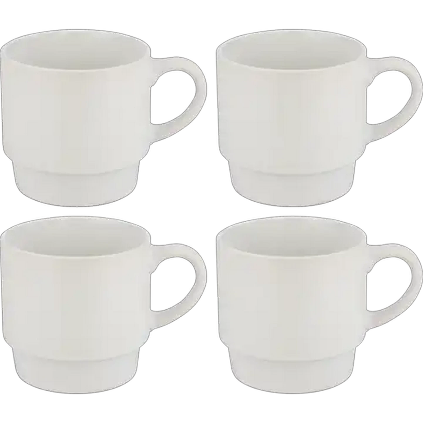 Image of Stacked Coffee Mug Set 4 x 340ml