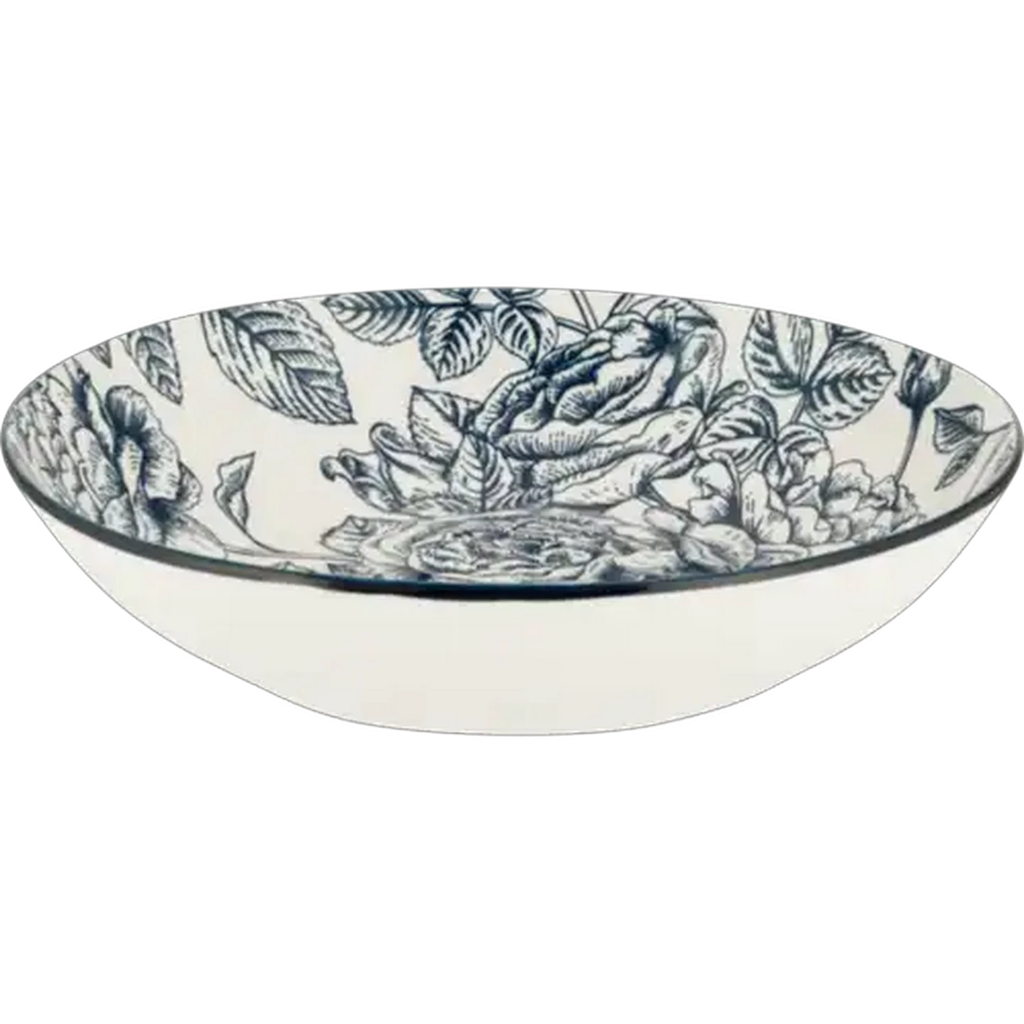 Image of Blue Rose Bowl 20.3cm