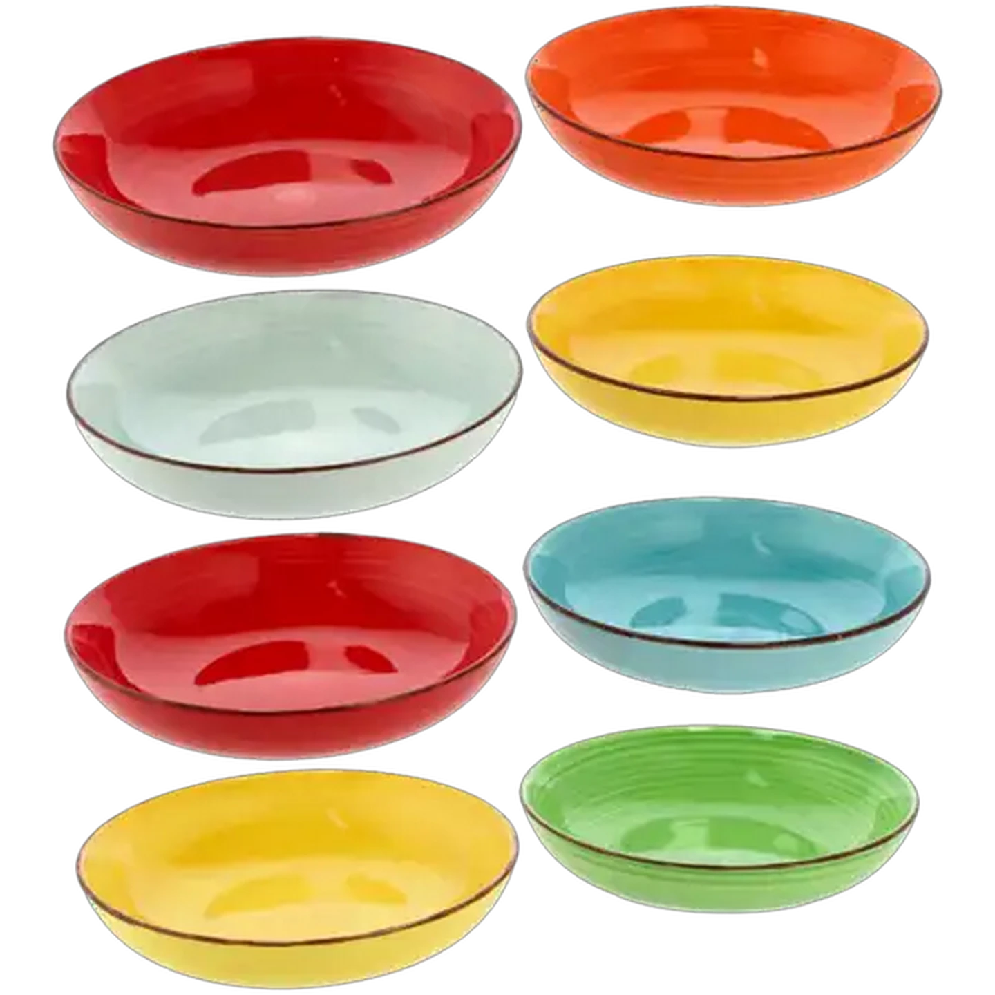 Image of Kaleidoscope Bowls  24.2cm 4-Piece (Colour May Vary)