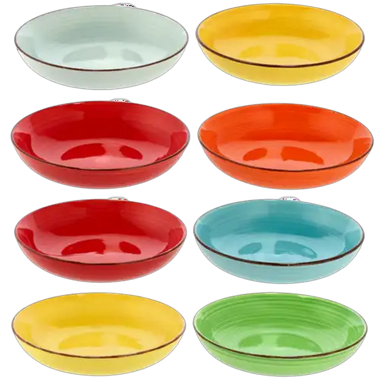 Image of Kaleidoscope Bowls  24.2cm 4-Piece (Colour May Vary)