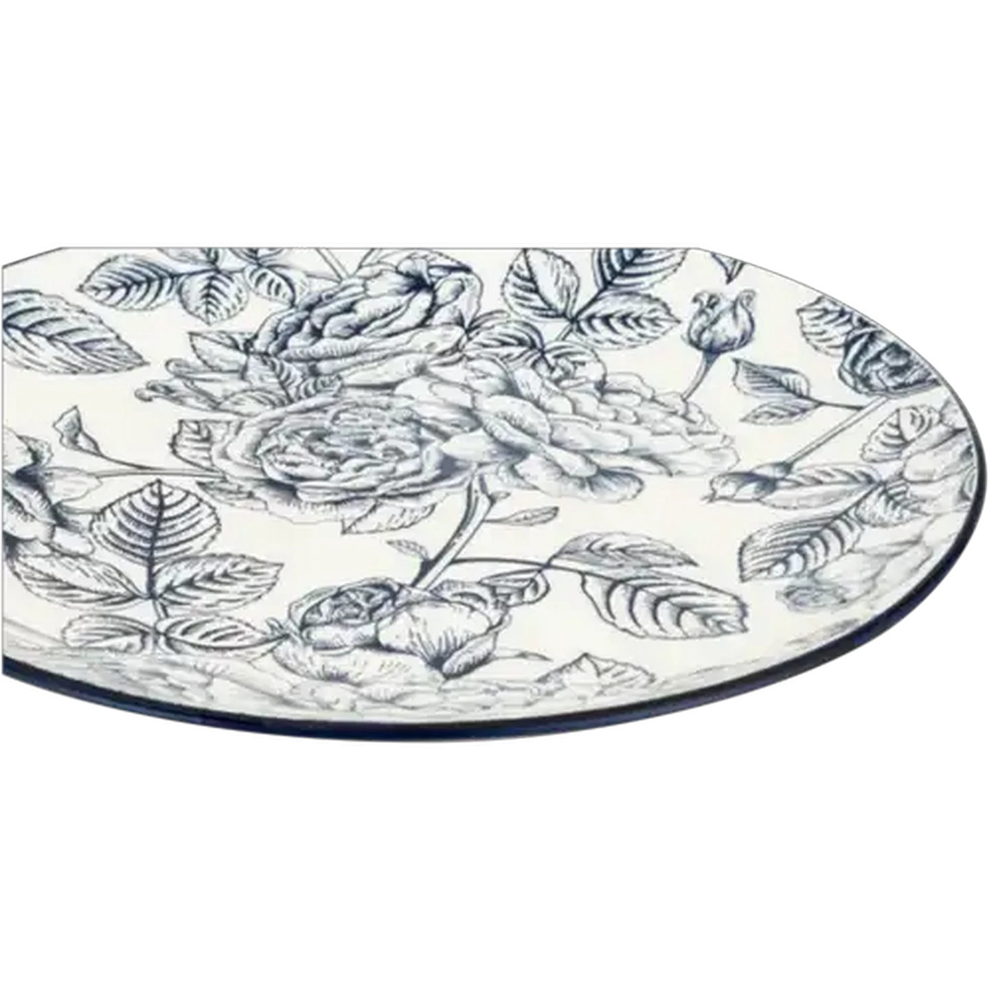 Image of Blue Rose Dinner Plate 26.7cm