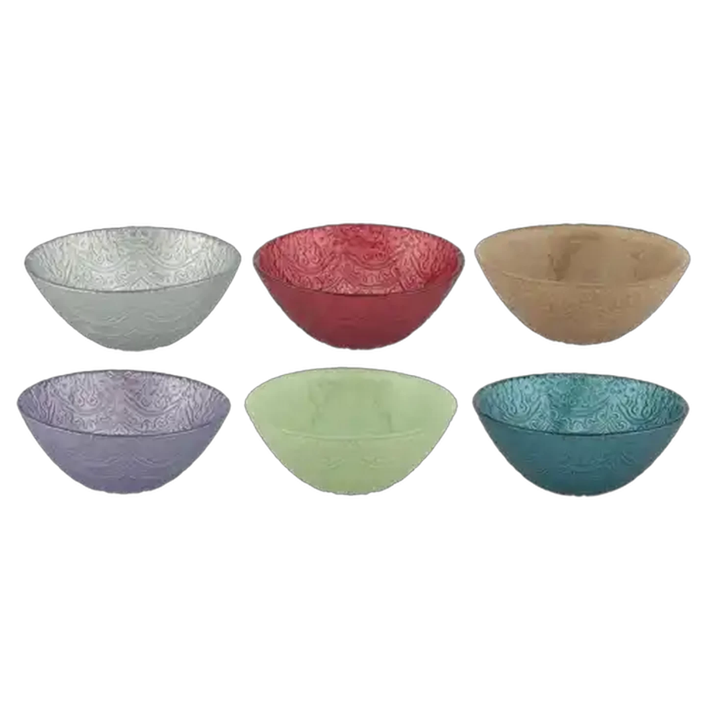 Image of ArdaCam Sehrrazad Small Glass Bowl Loose 11cm (Colour May Vary)