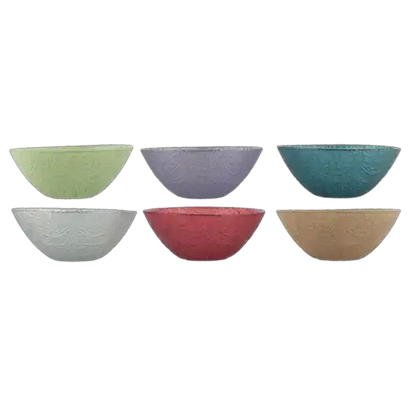 Image of ArdaCam Sehrrazad Small Glass Bowl Loose 11cm (Colour May Vary)