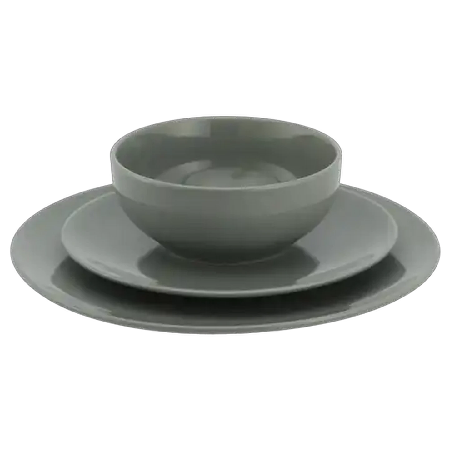 Image of Solid Basic Dinner Set 12 Piece (Colour May Vary)