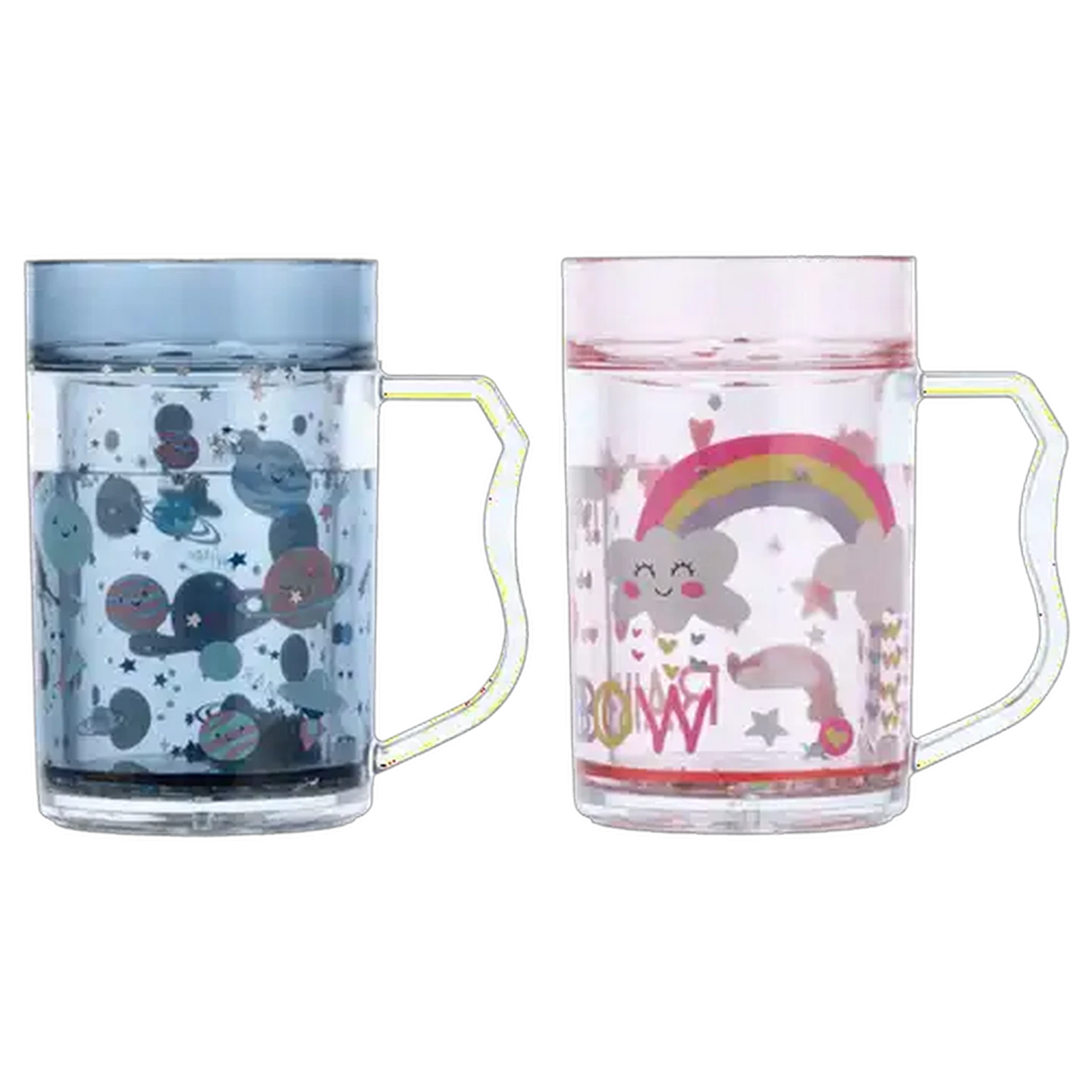 Image of Rainbow Space Glitter Mug 230ml (Design May Vary)