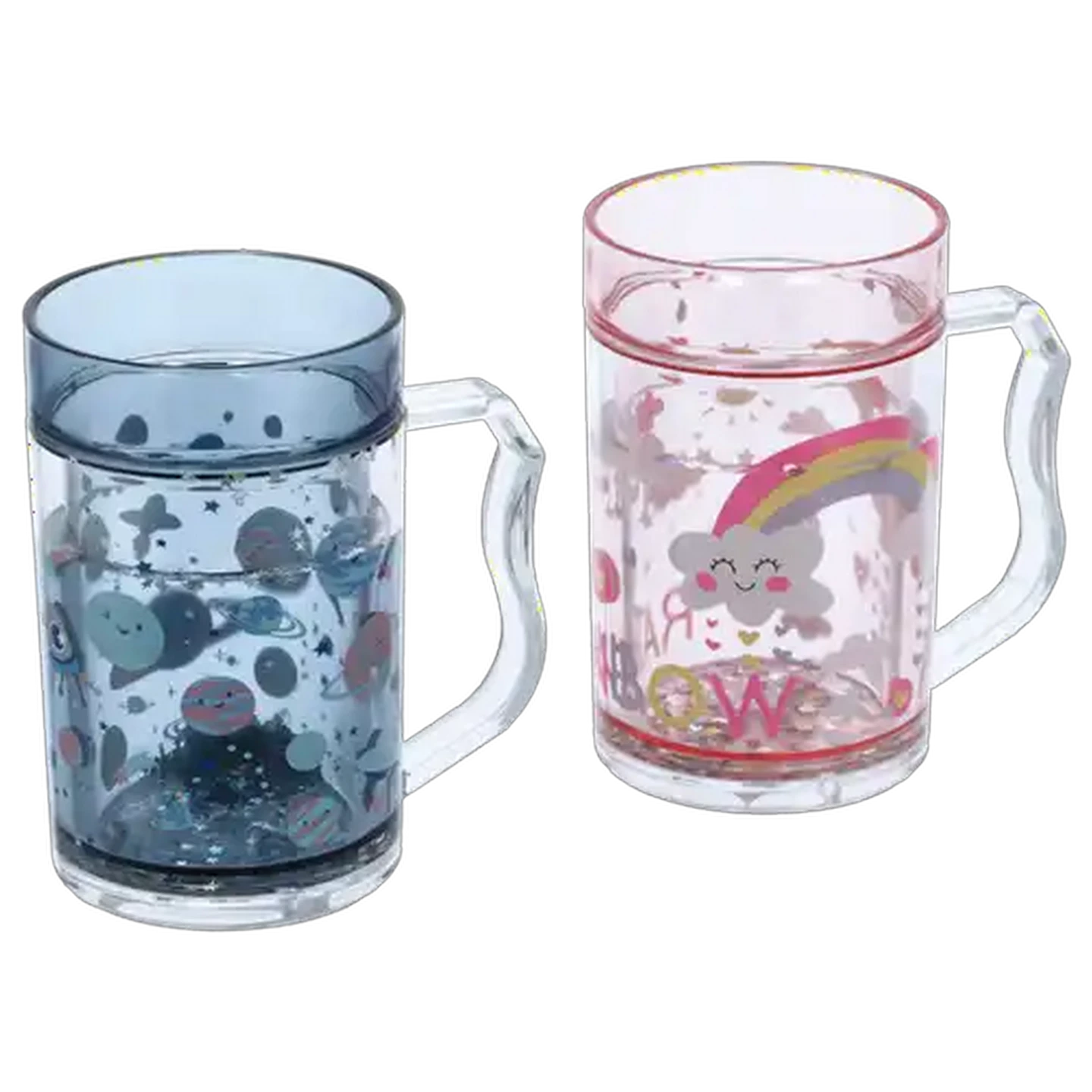 Image of Rainbow Space Glitter Mug 230ml (Design May Vary)