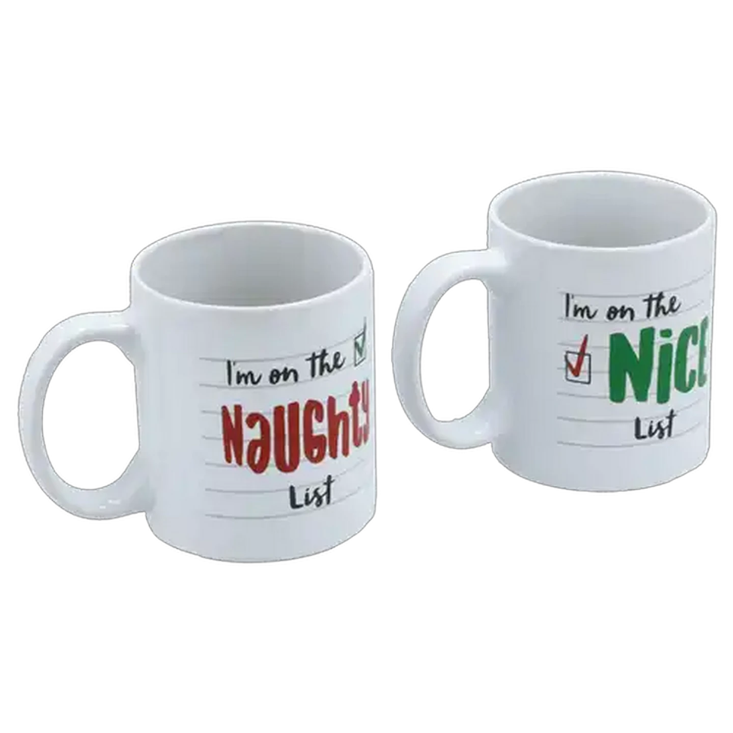 Image of Naughty or Nice Coffee Mug 360ml (Type May Vary)