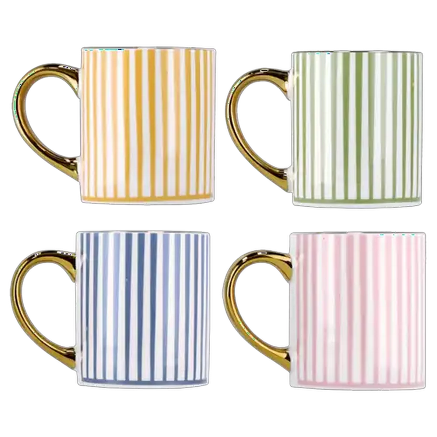 Image of Alice Coffee Mug 4 Piece (Colour May Vary)