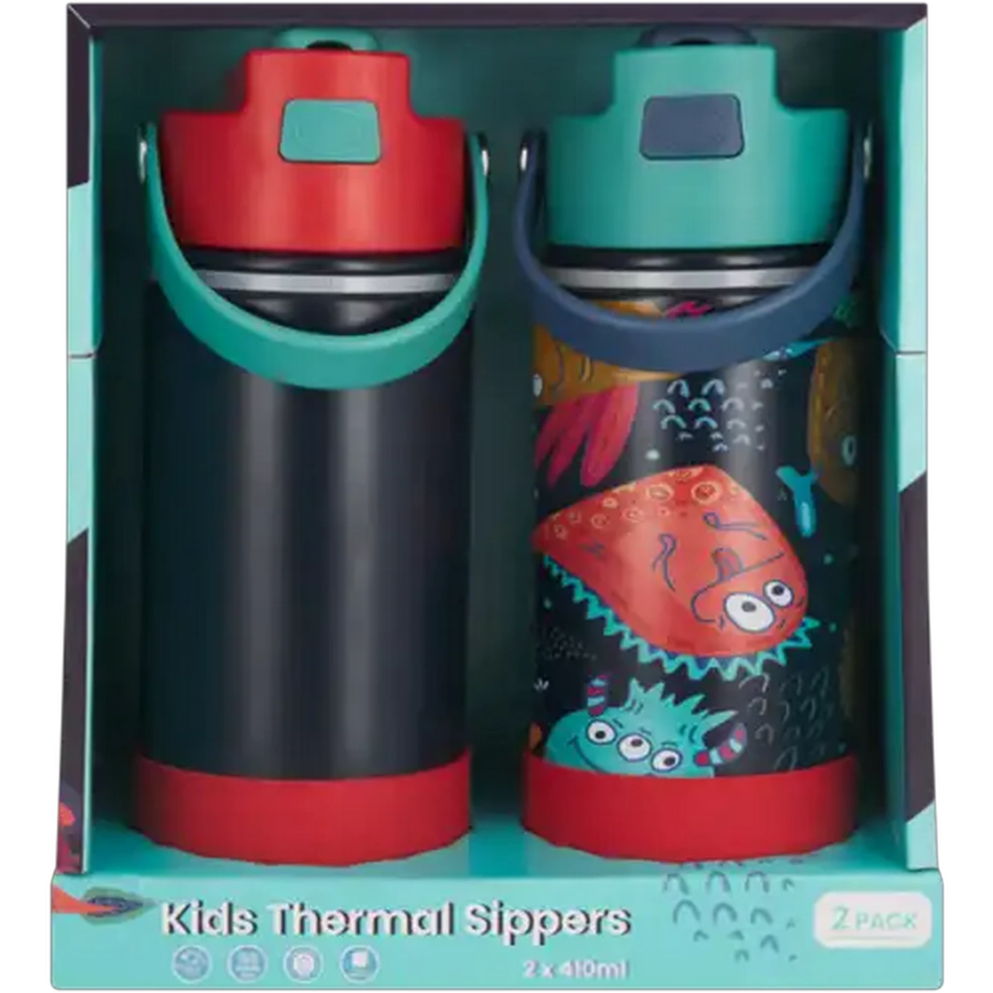 Image of Kids Thermal Sipper Bottle 410ml (Design May Vary)