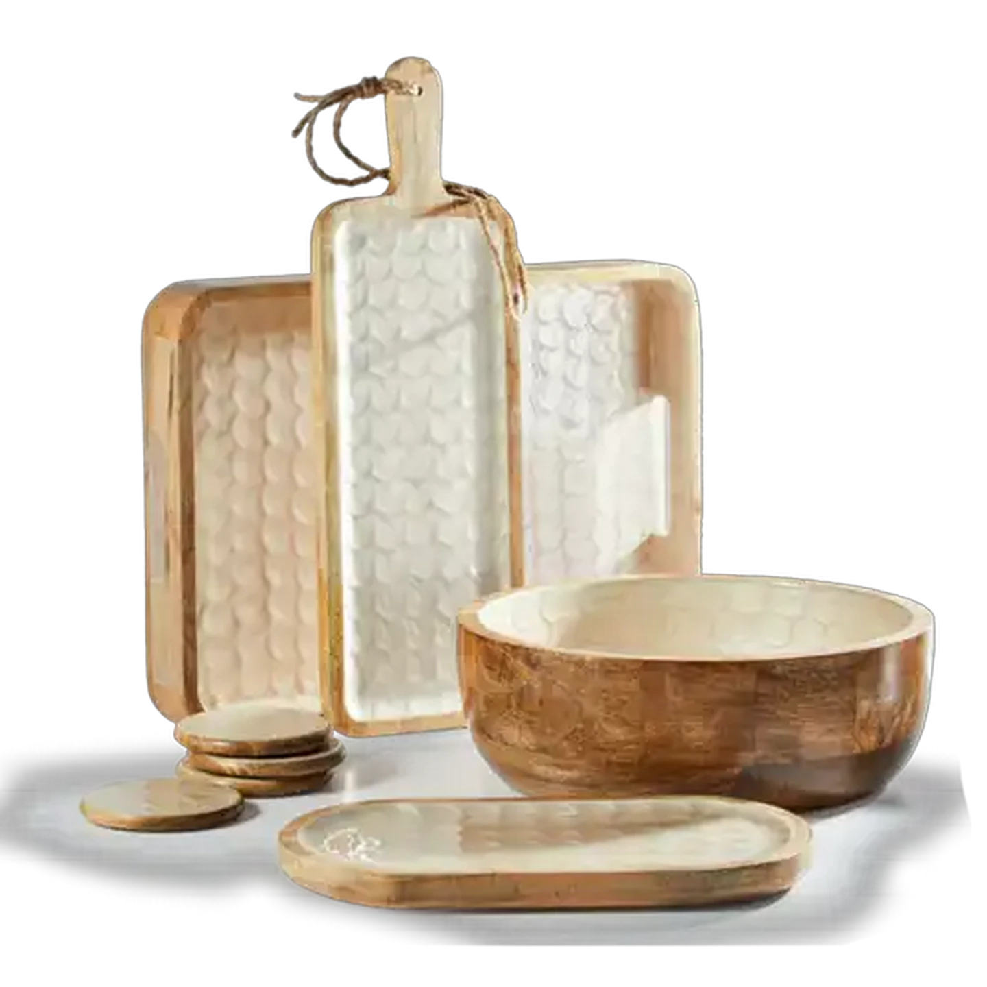 Image of Scallop Large Round Serving Bowl