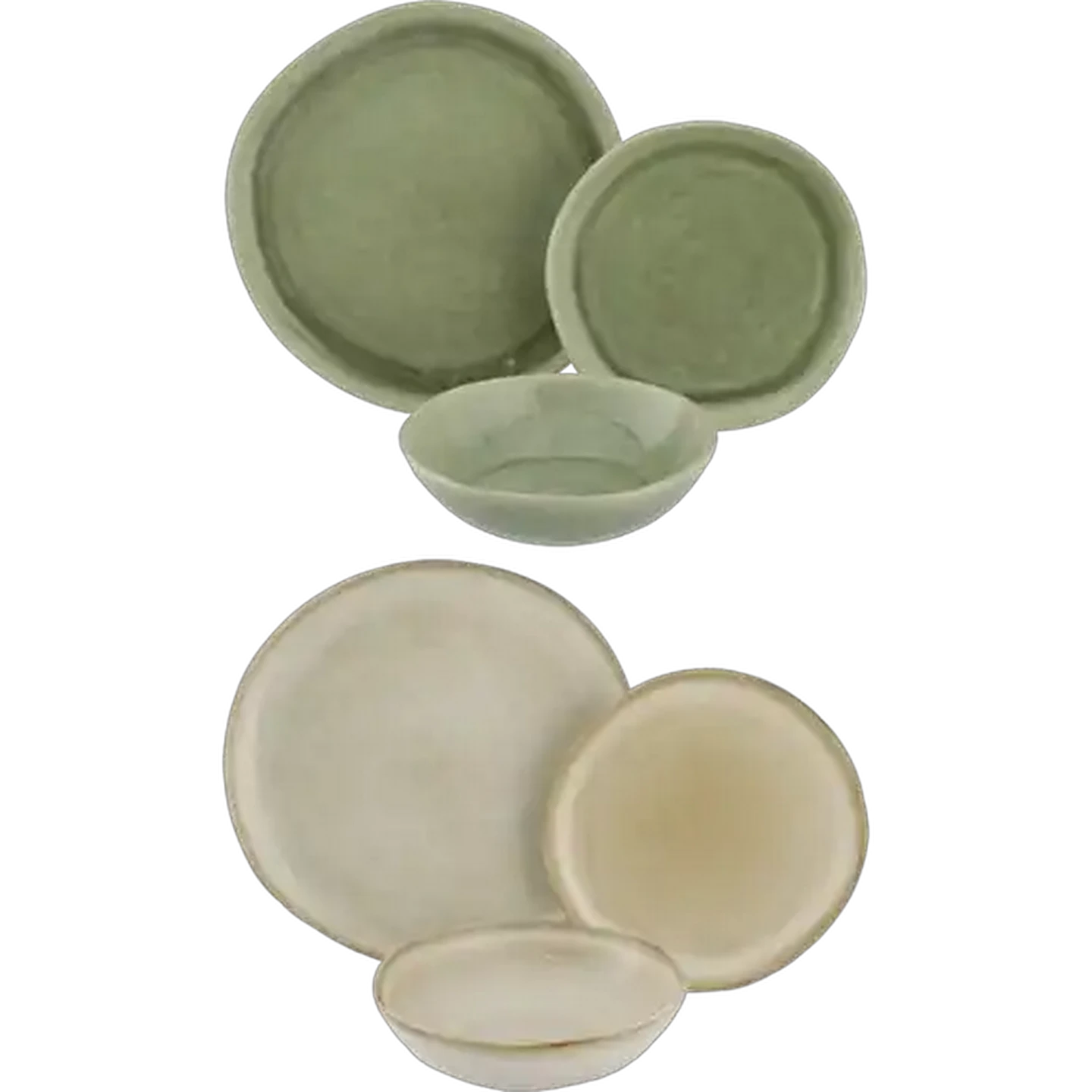 Image of Earthtones Dinner Set 12 Piece (Colour May Vary)