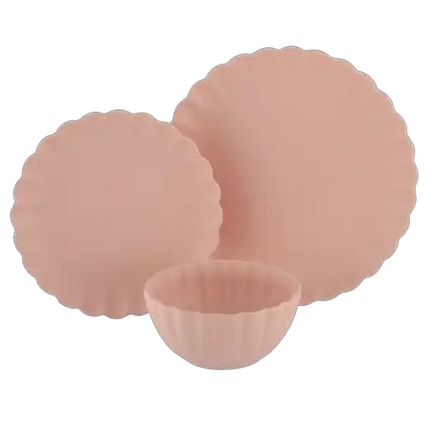 Image of Petal Stoneware Side Plate 8.45cm (Colour May Vary)