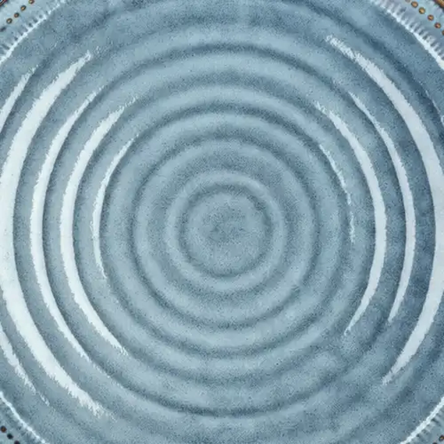 Image of Mykanos Blue Stoneware Dinner Plate 28cm