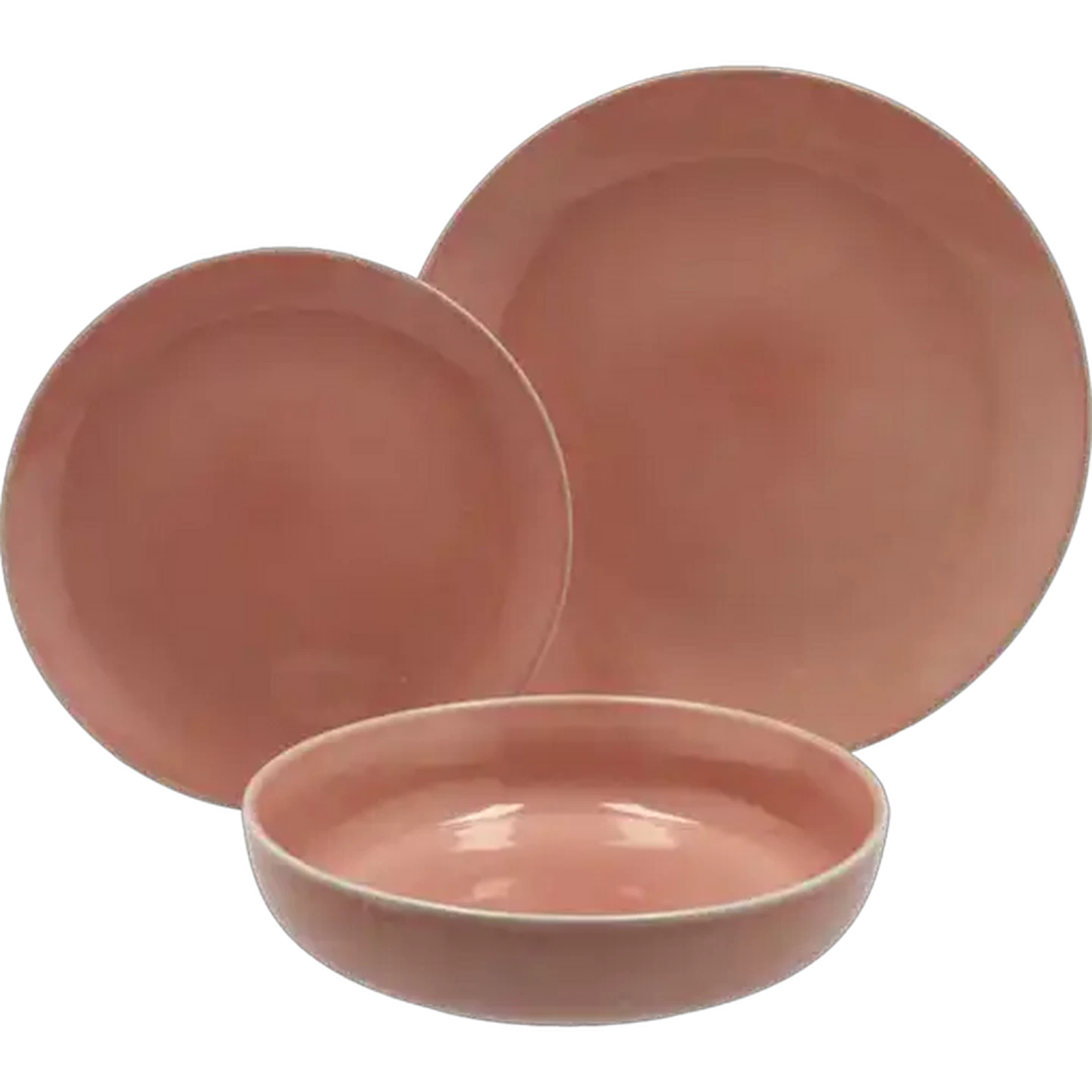 Image of Blush Pink Stoneware Bowl 22cm