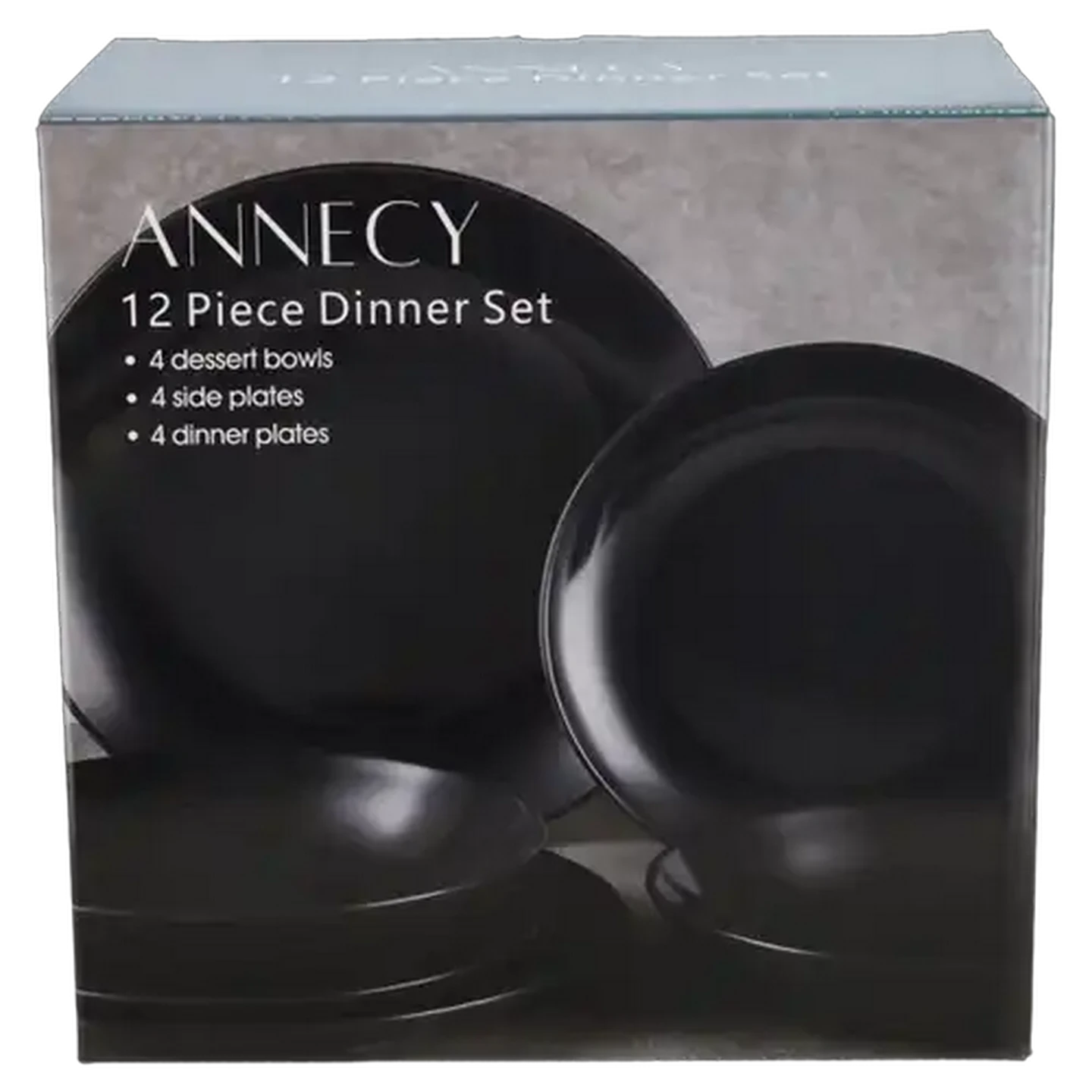 Image of Annecy Stoneware Dinner Set 12-Piece (Colour May Vary)