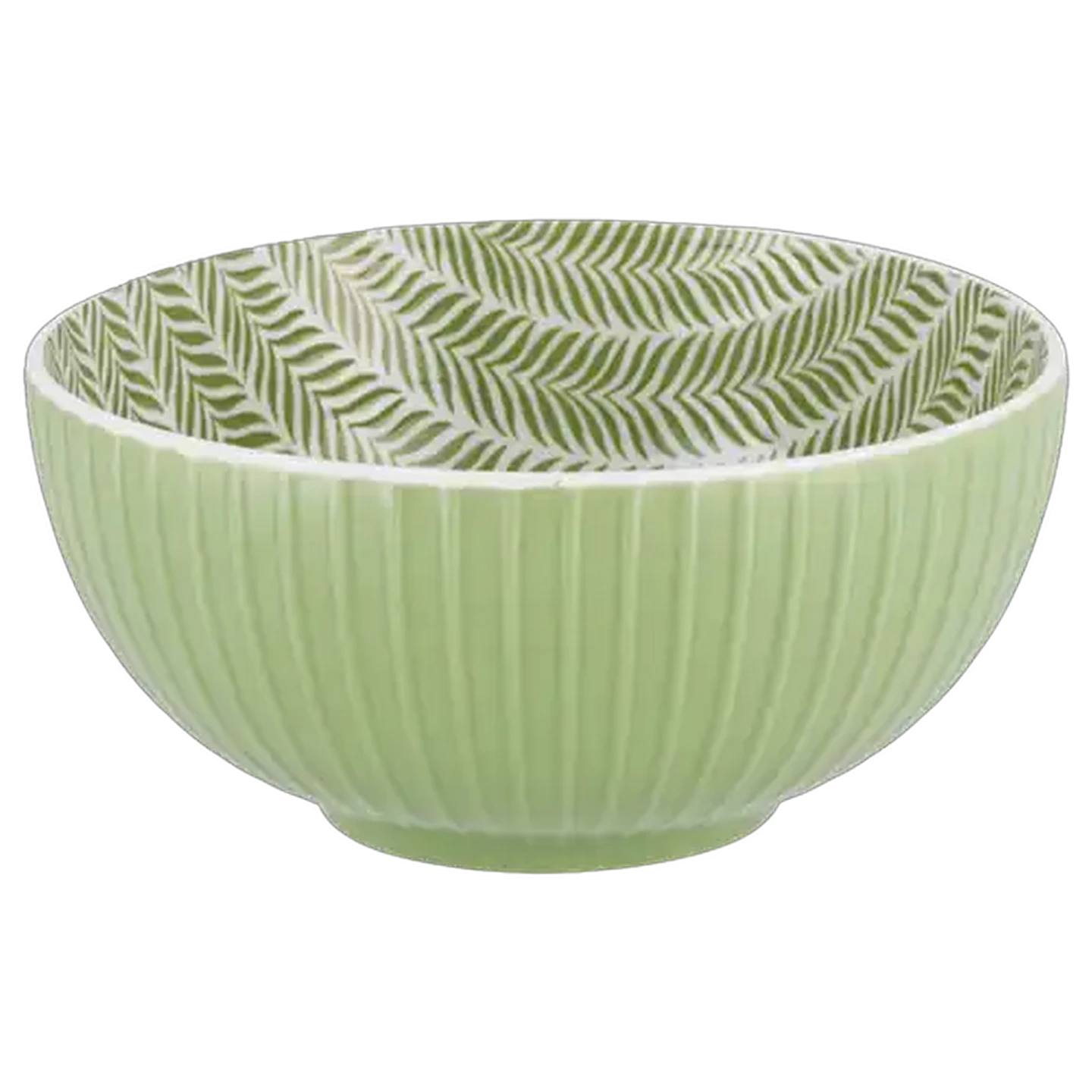 Image of Pad Print Stoneware Salad Bowl 20.3cm (Colour May Vary)