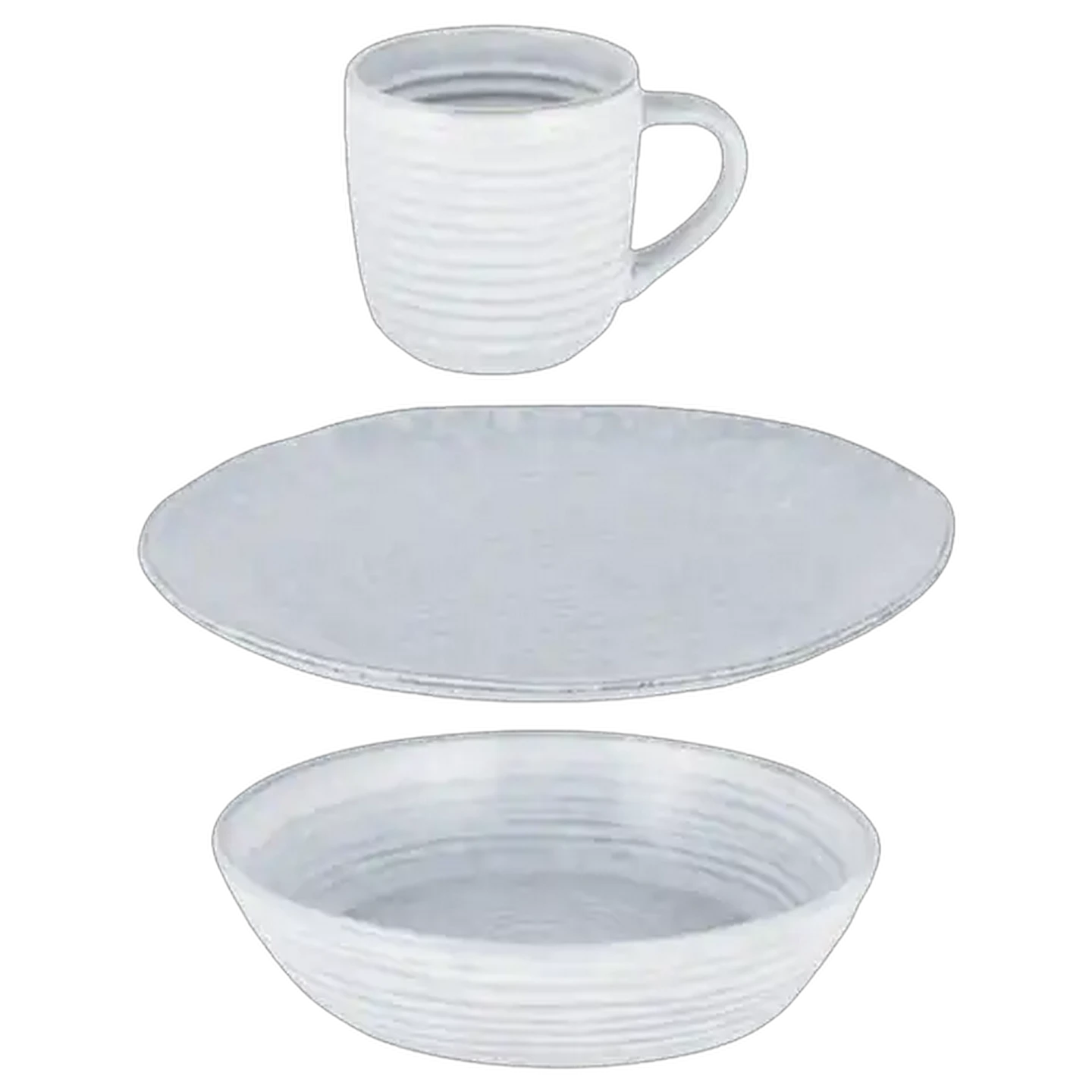 Image of Dine Paros Stoneware Dinner Set 12-Piece
