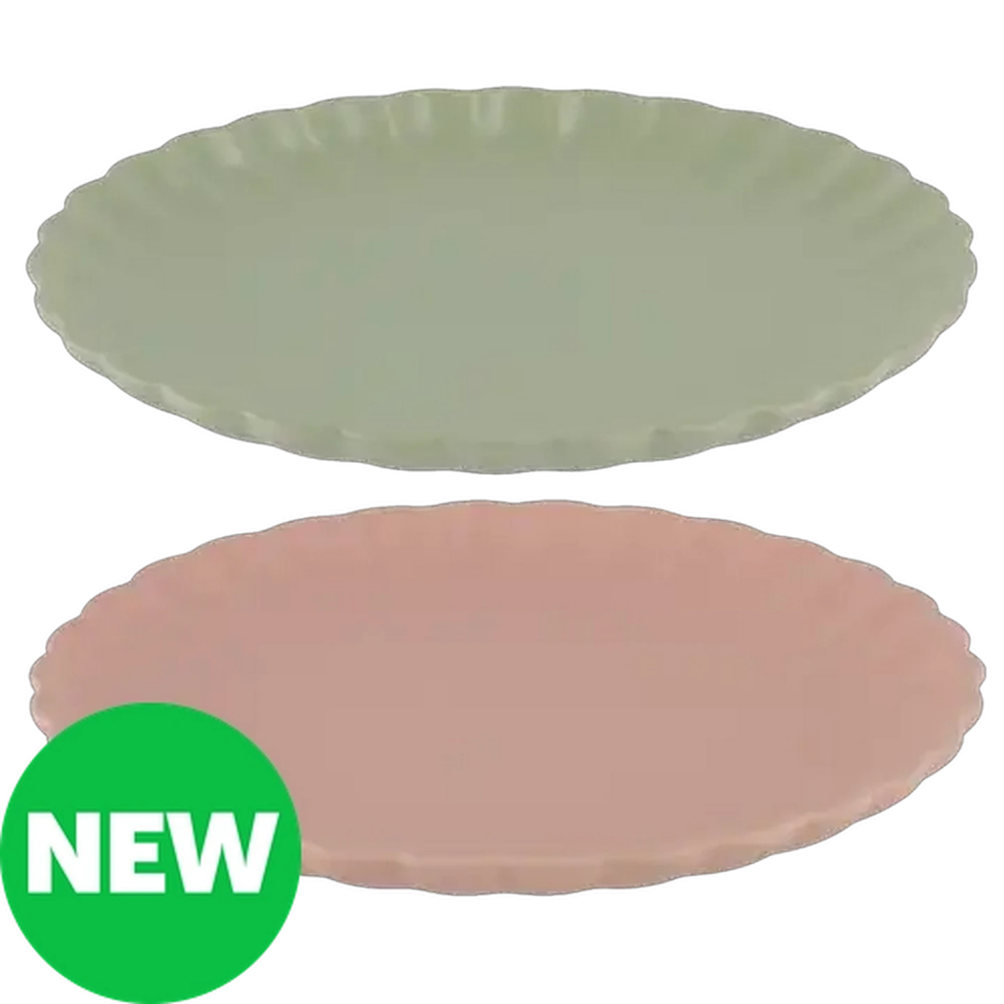Image of Petal Stoneware Dinner Plate 10.4cm (Colour May Vary)