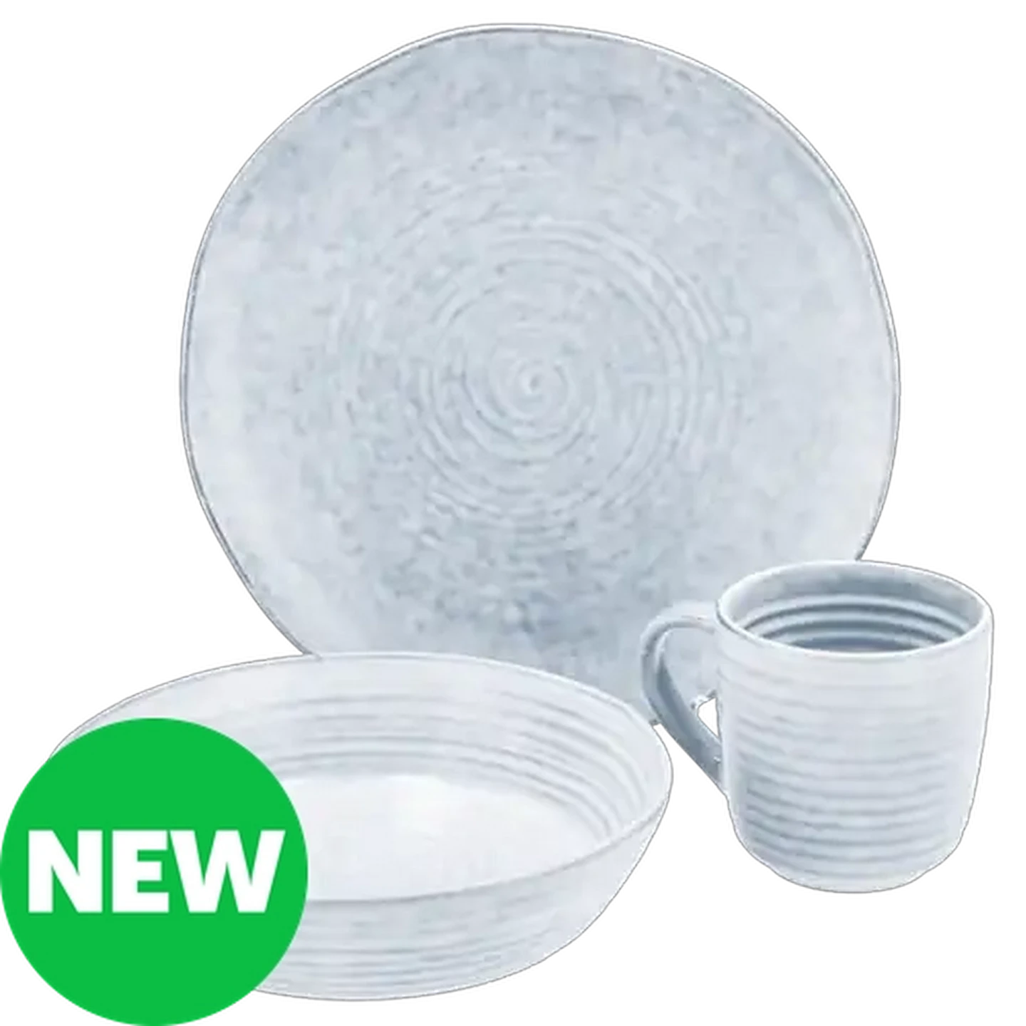 Image of Dine Paros Stoneware Dinner Set 12-Piece