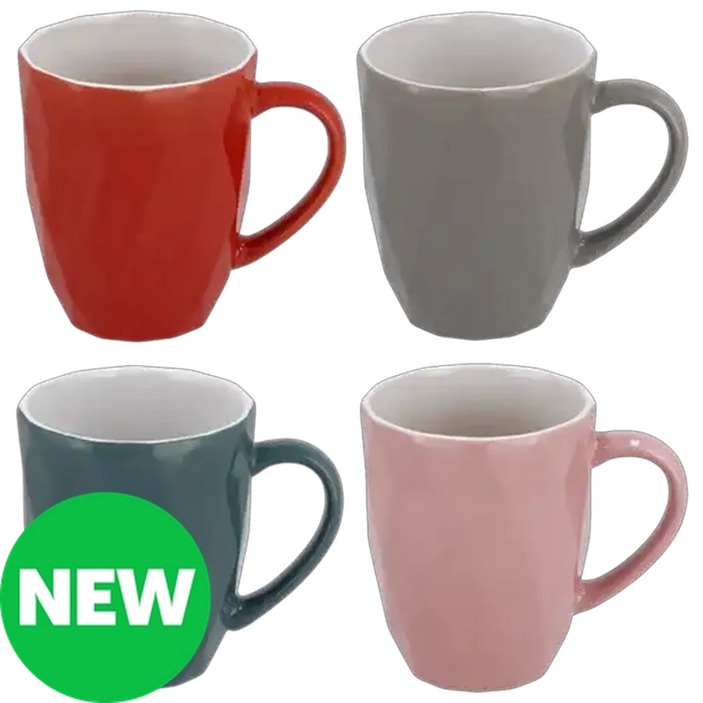 Image of Prism Stoneware Coffee Mug 250ml (Colour May Vary)