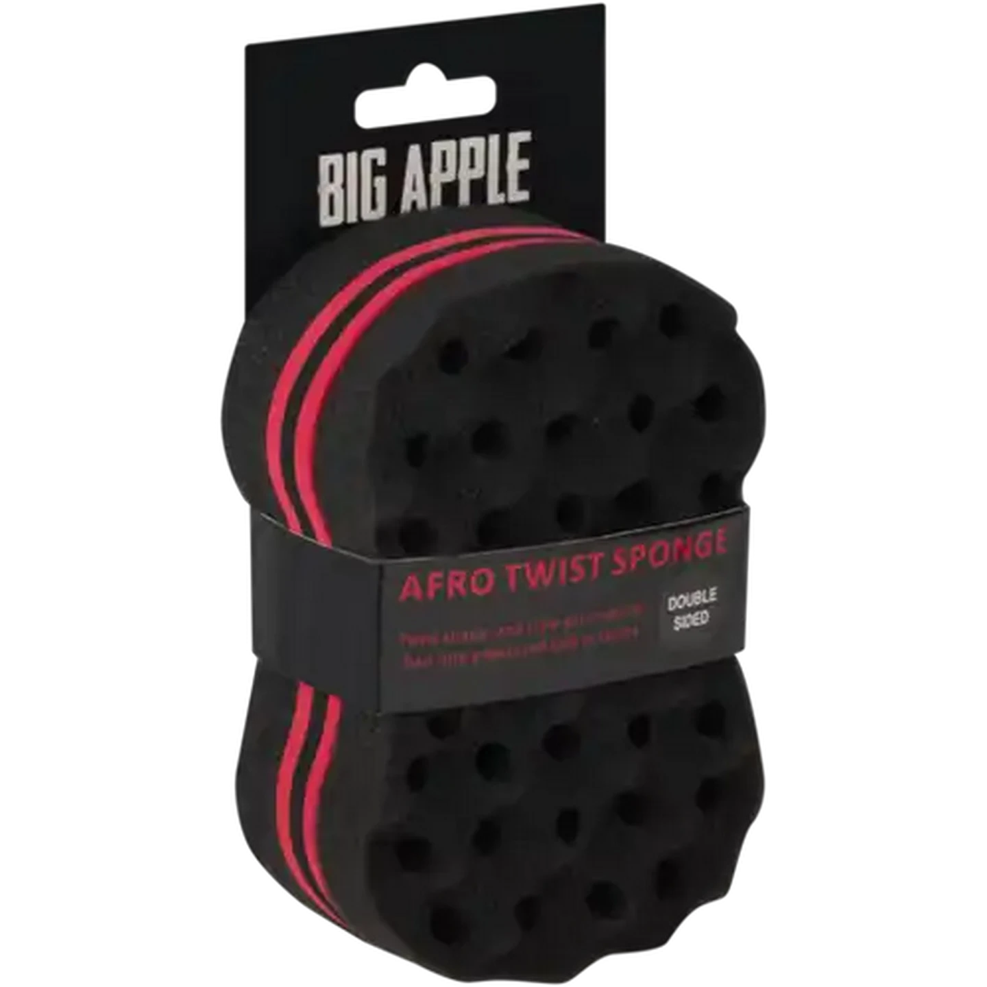 Image of Big Apple Black Double Sided Afro Twist Sponge