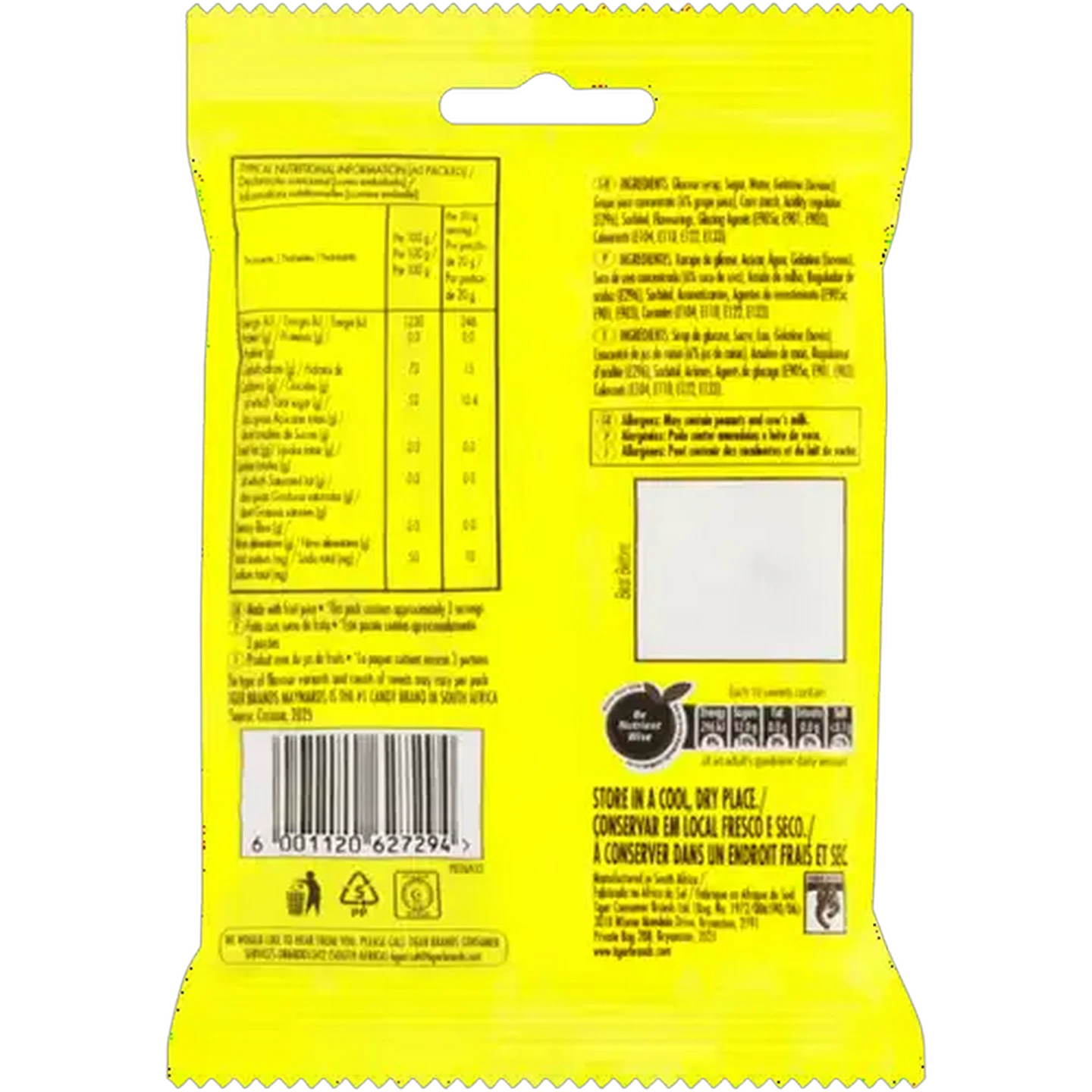Image of Maynards Soft Yoghurt Gums 60g