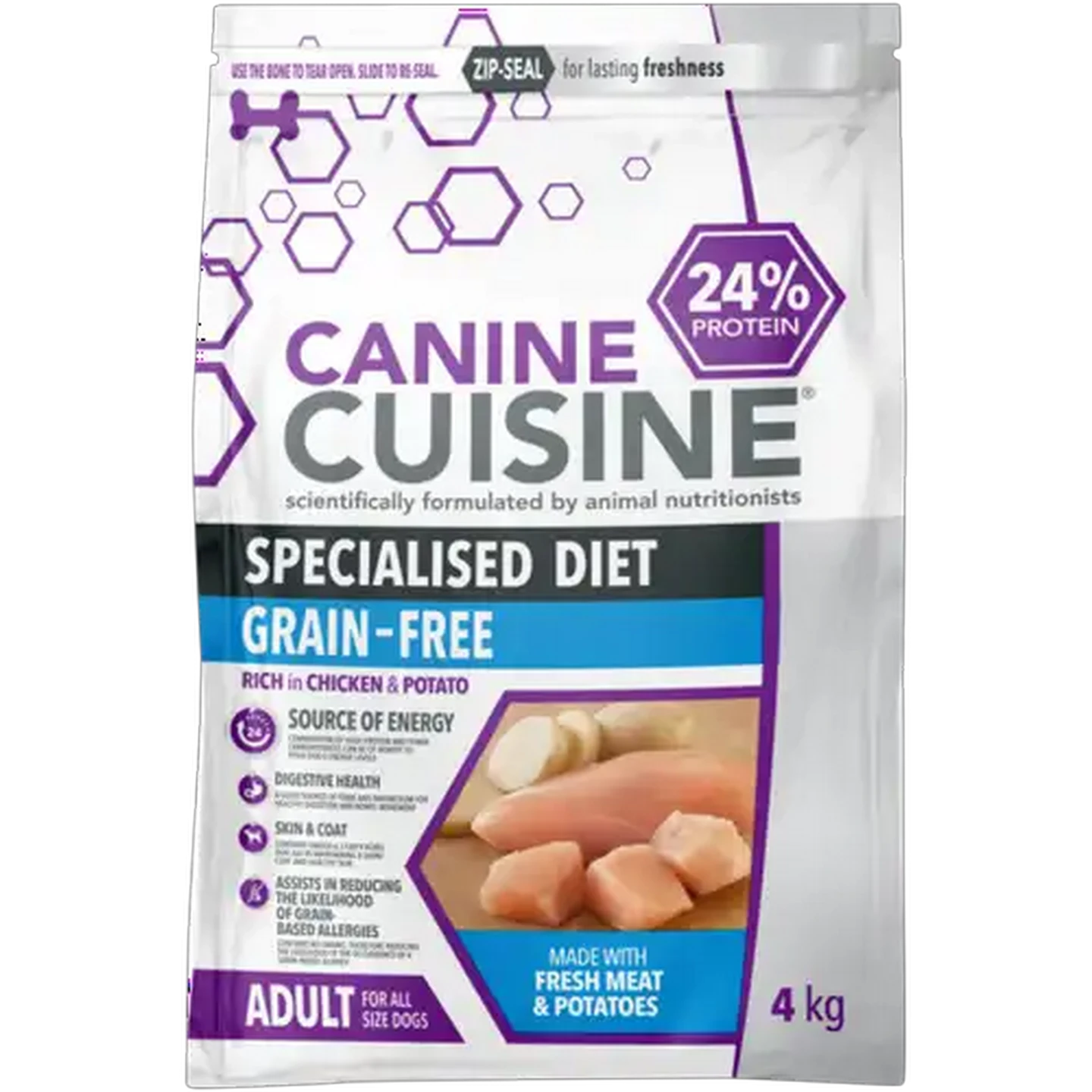Image of Canine Cuisine Grain-Free Specialised Diet All Breed Adult Dog Food 4kg