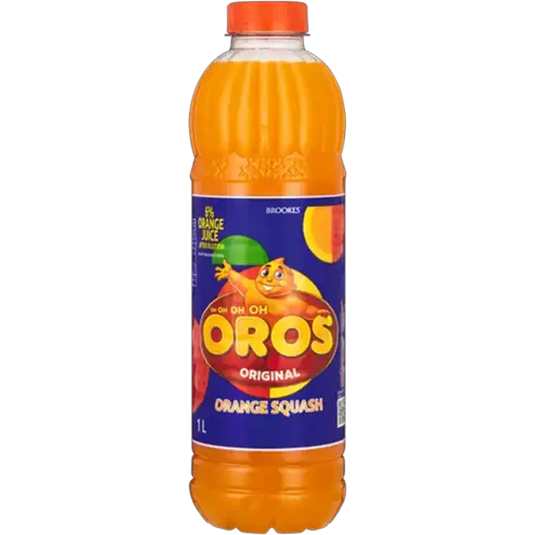 Oros Orange Flavoured Concentrated Squash 1L