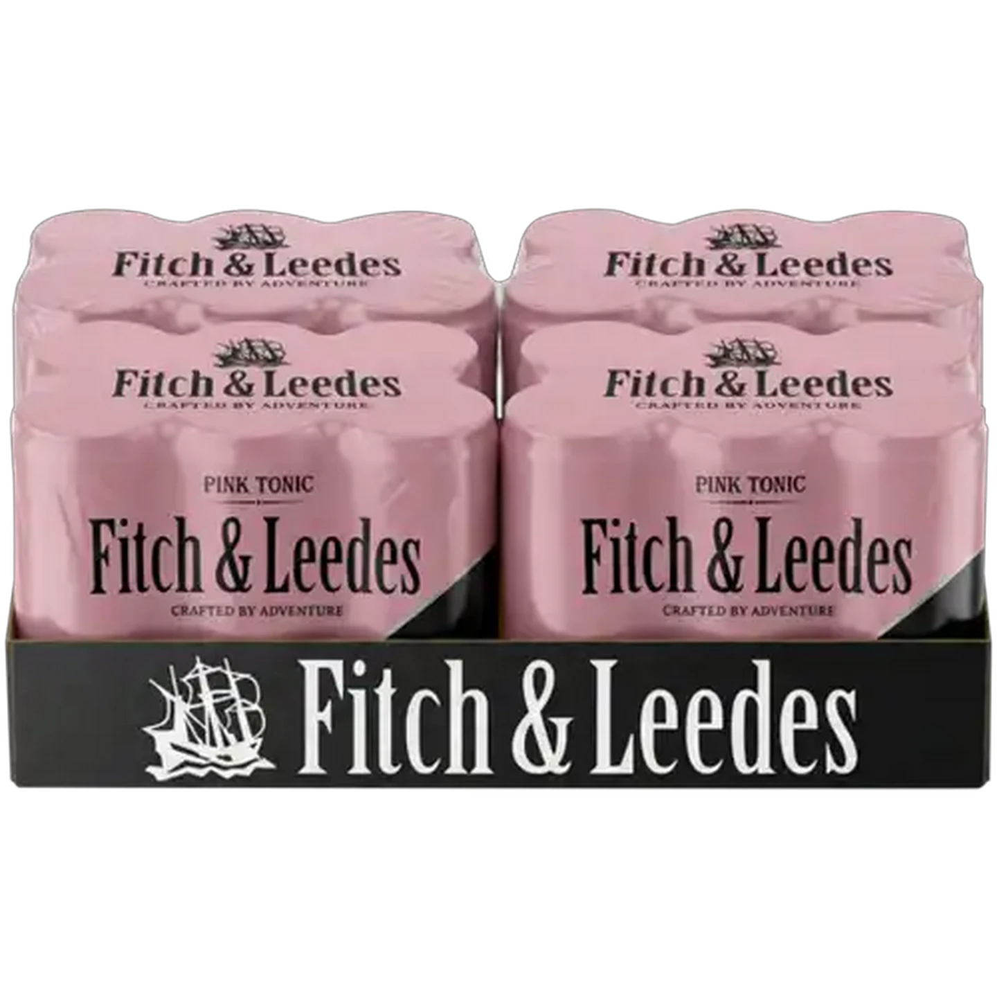 Image of Fitch & Leedes Pink Tonic Sparkling Drink 24 x 200ml