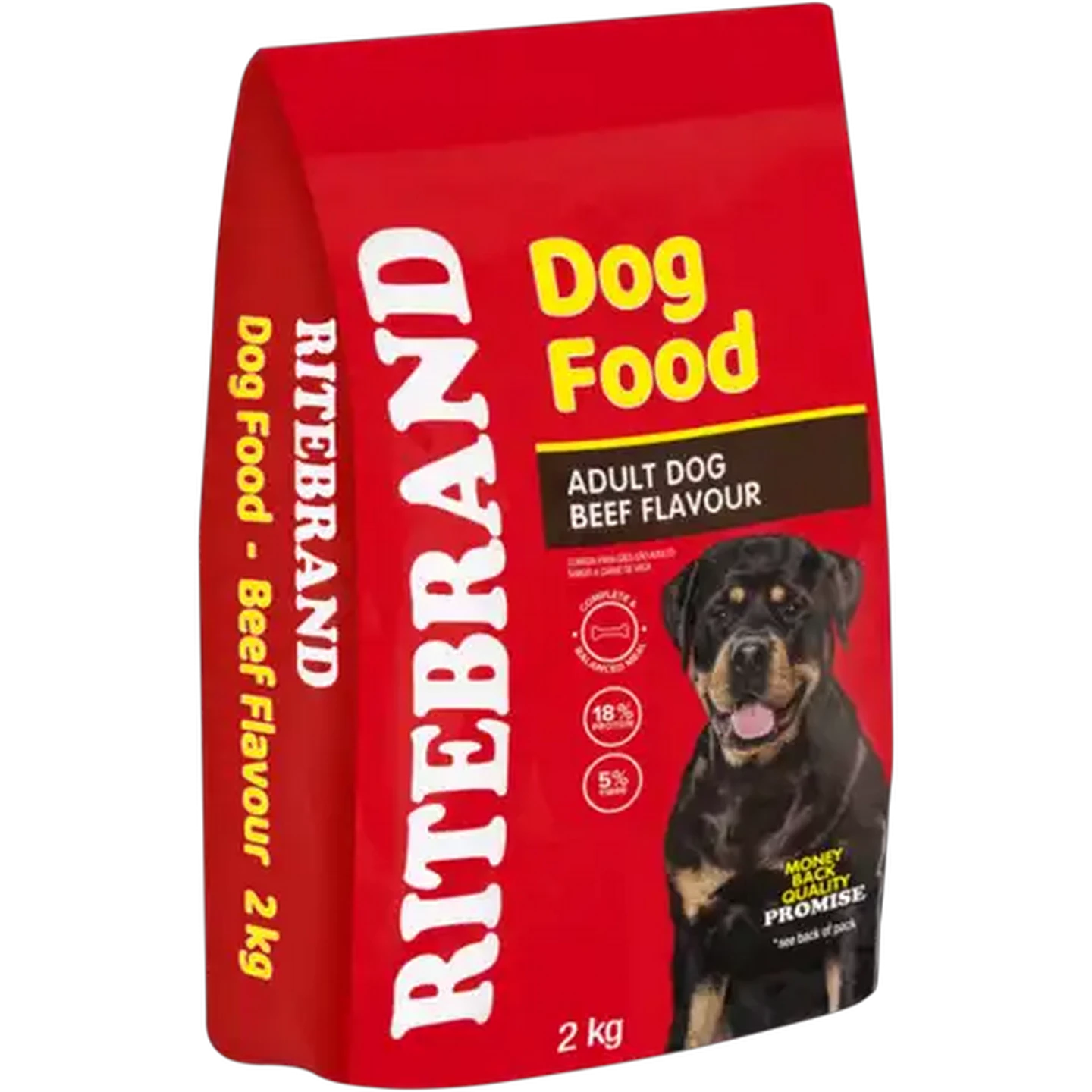 Image of Ritebrand Beef Flavour Adult Dry Dog Food 2kg