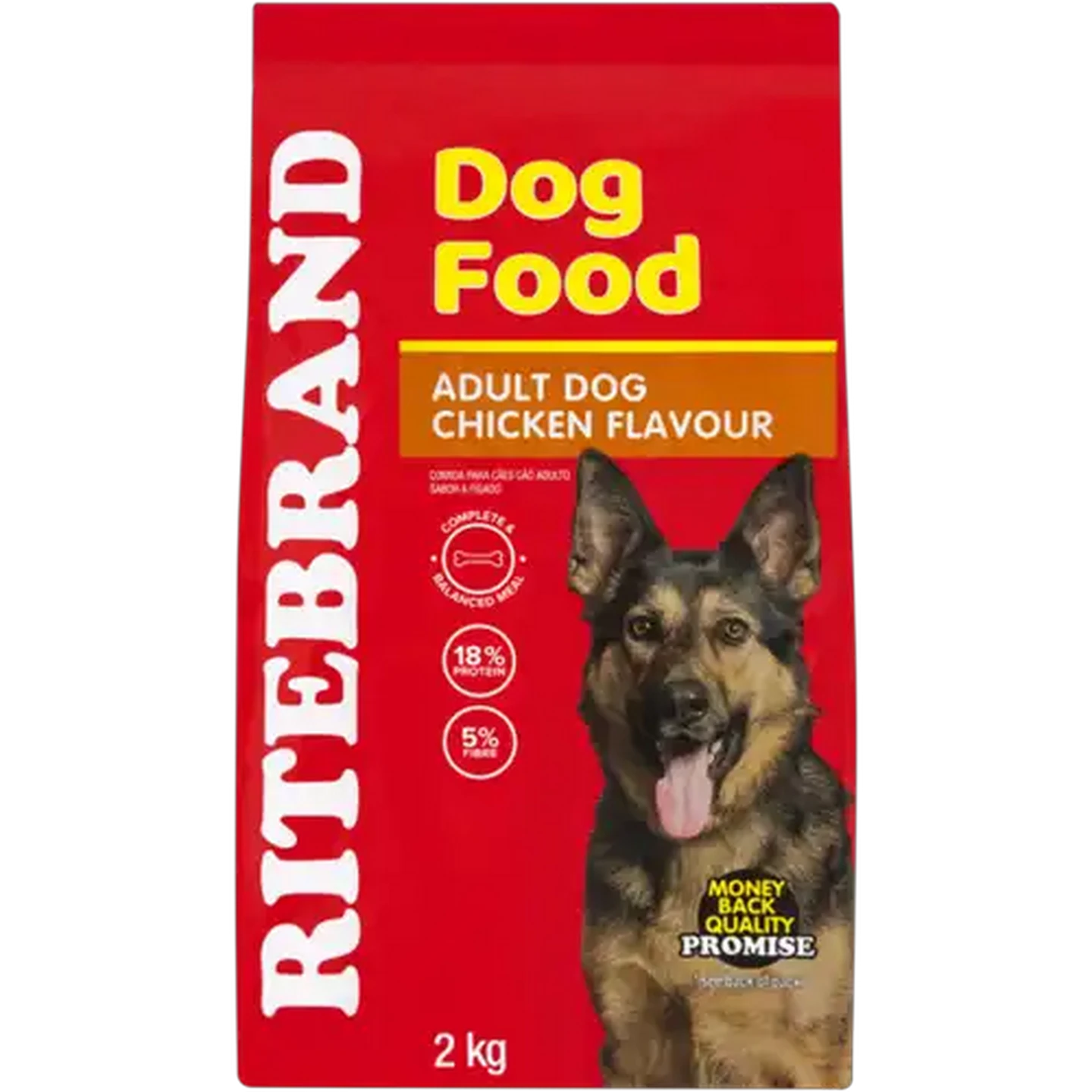 Image of Ritebrand Chicken Flavour Adult Dry Dog Food 2kg