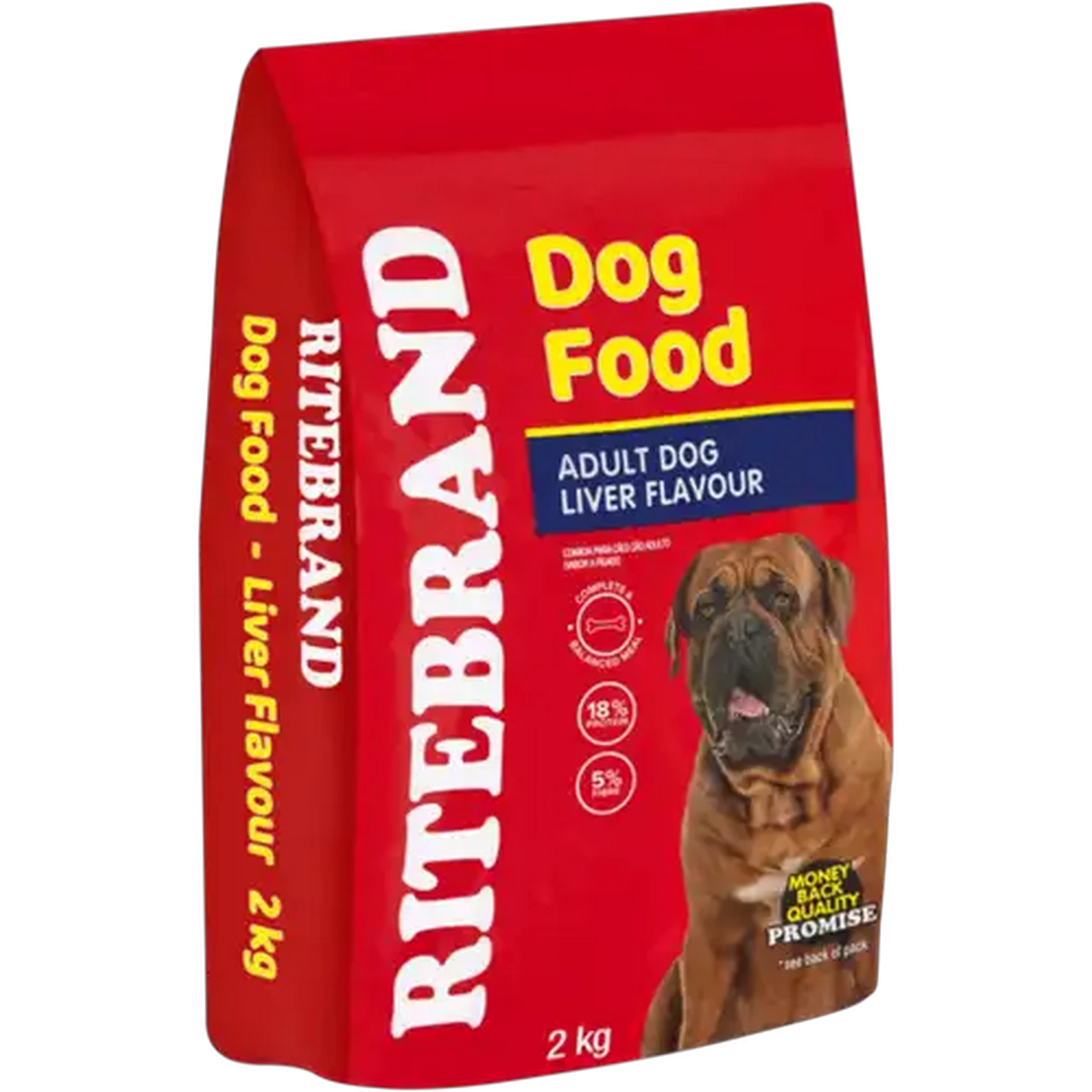 Image of Ritebrand Liver Flavour Adult Dry Dog Food 2kg