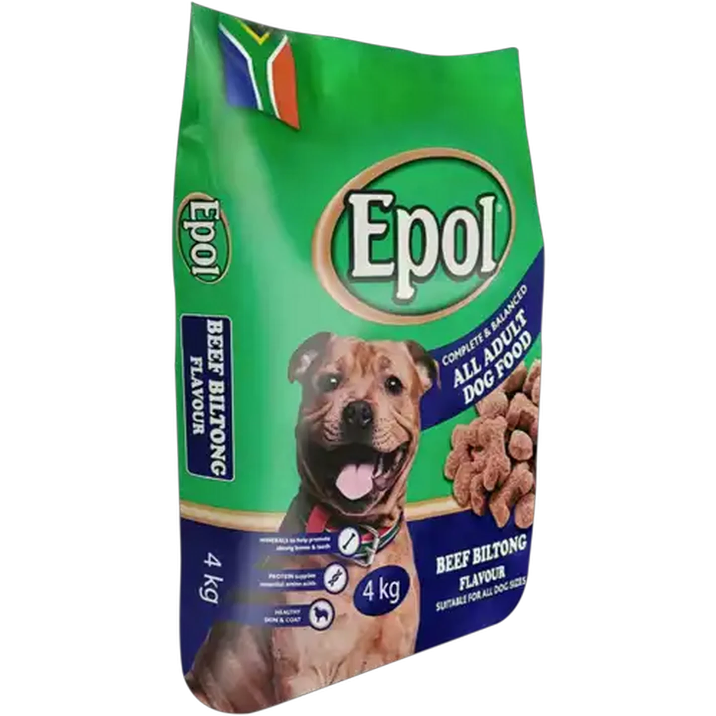 Image of Epol Beef Biltong Flavour All Adult Dry Dog Food 4kg