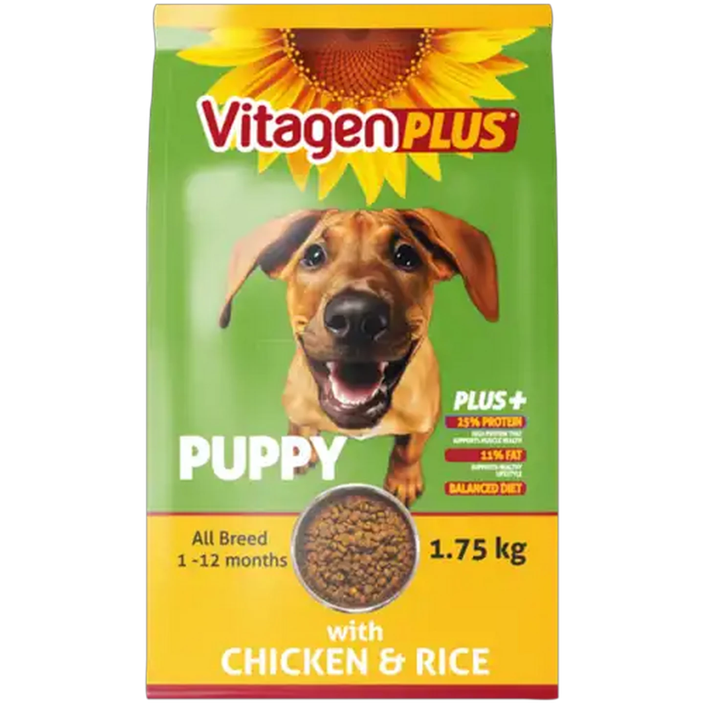 Image of Vitagen Plus Chicken & Rice Puppy Dry Dog Food 1.75kg